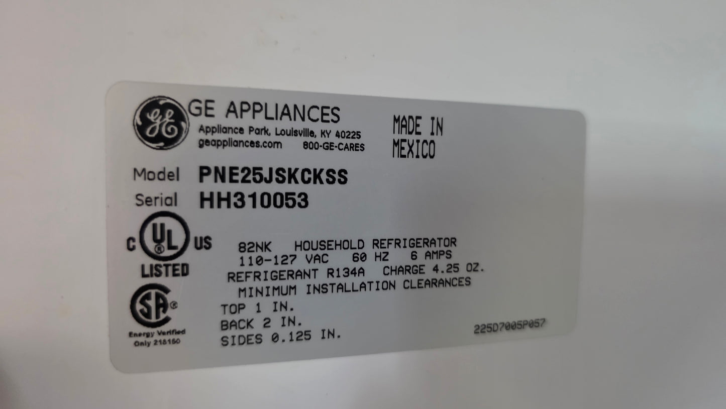GE Profile 33" French Door Fridge PNE25JSKCKSS