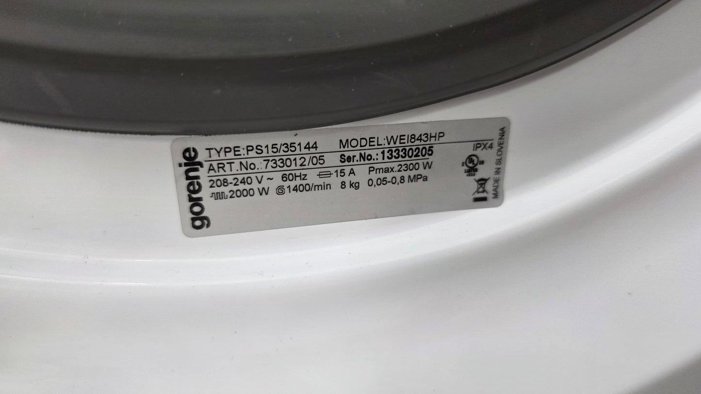 Gorenje 24" Front Load WASHER-DRYER Set