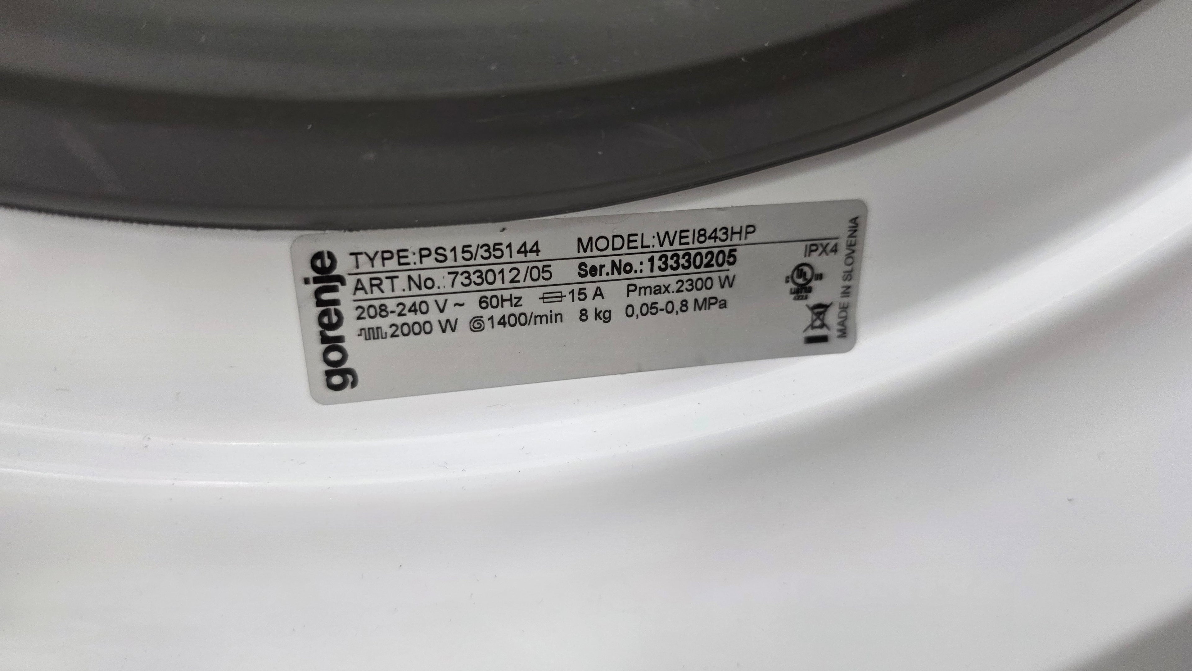 Gorenje 24" Front Load WASHER-DRYER Set
