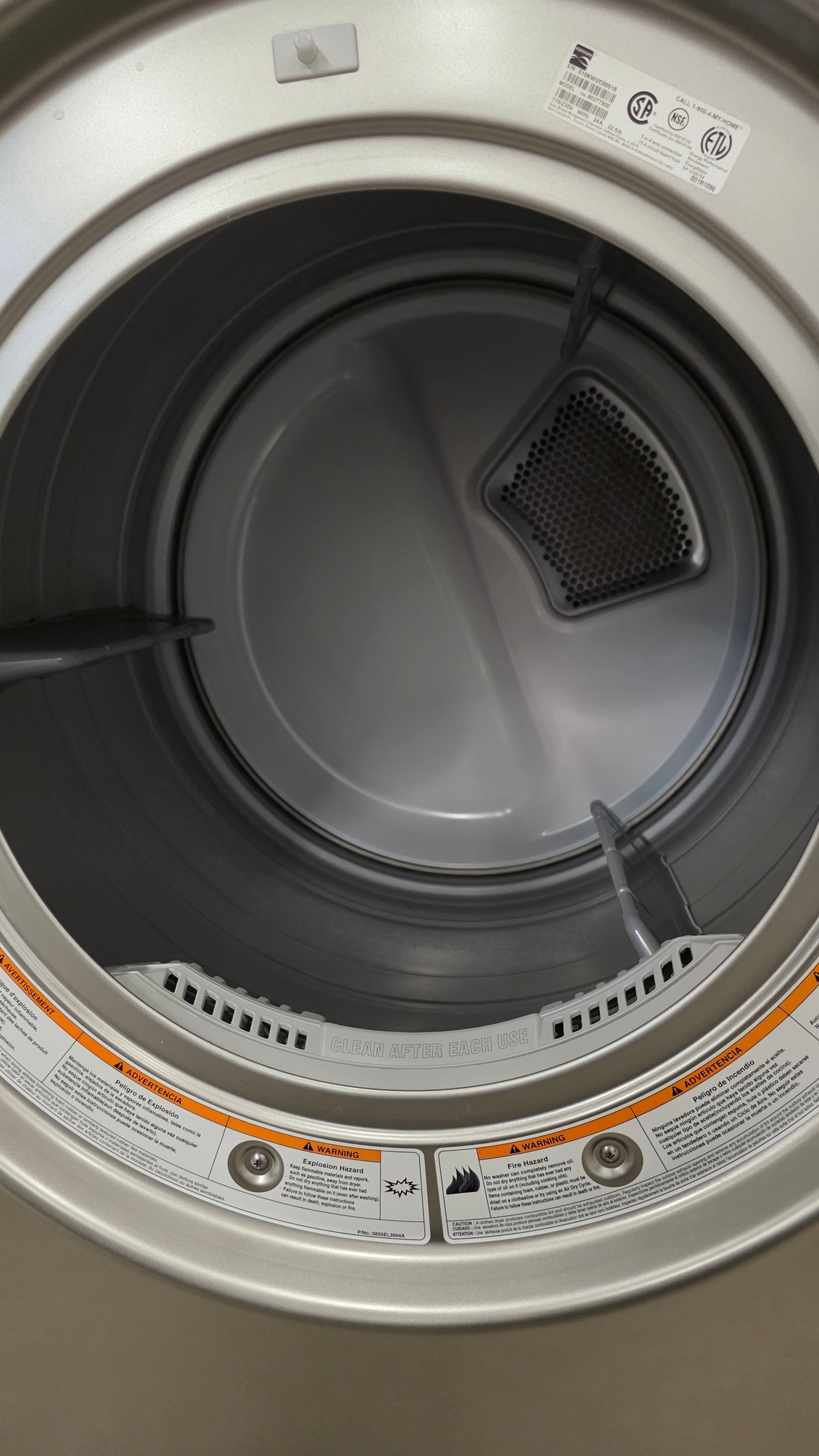 Kenmore 27" Front Load Dryer- 796.80277900