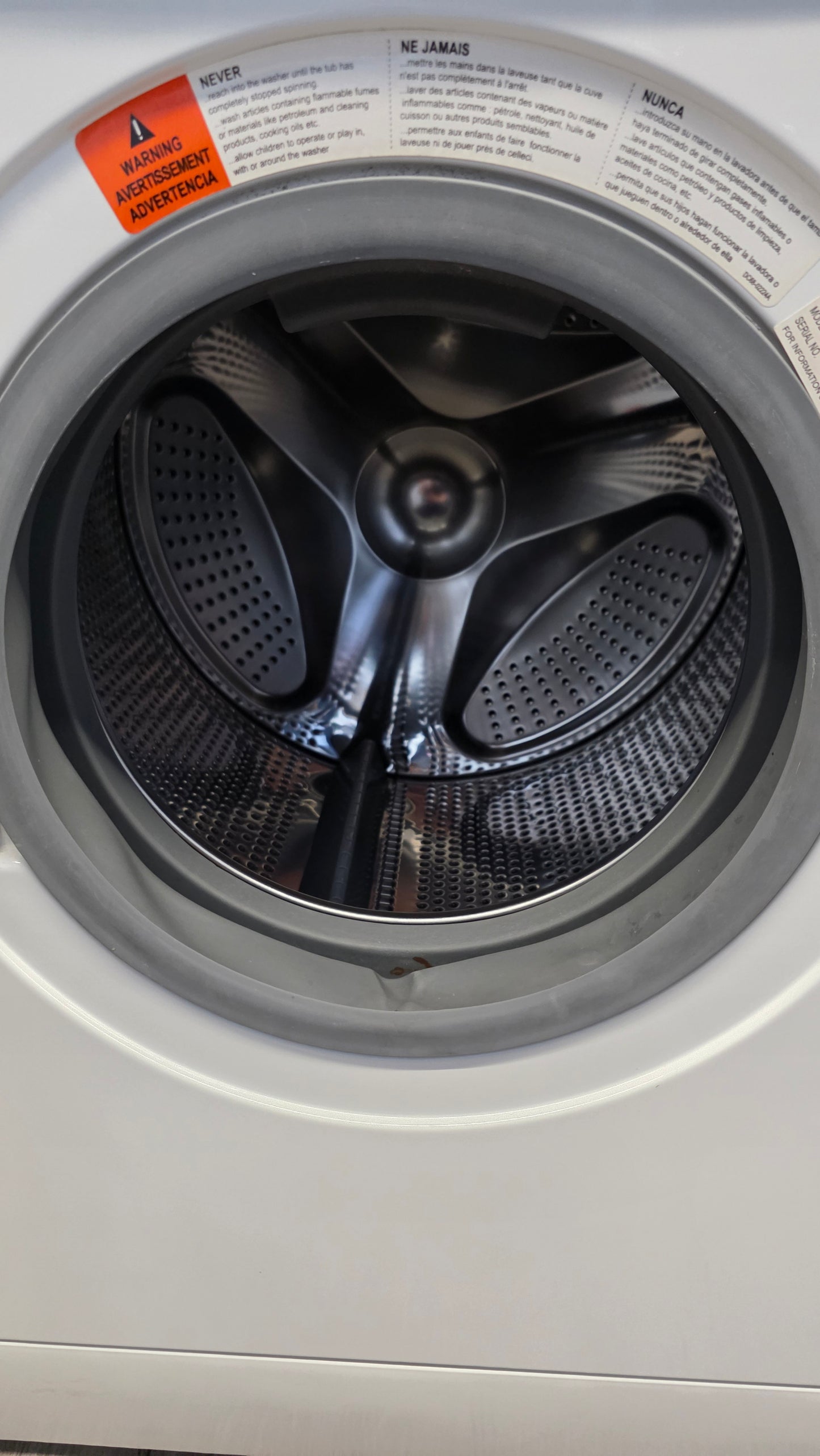 Samsung 24" Front Load Washer/Dryer Set- washer WFJ1254/XAC dryer DV665JW/XAC