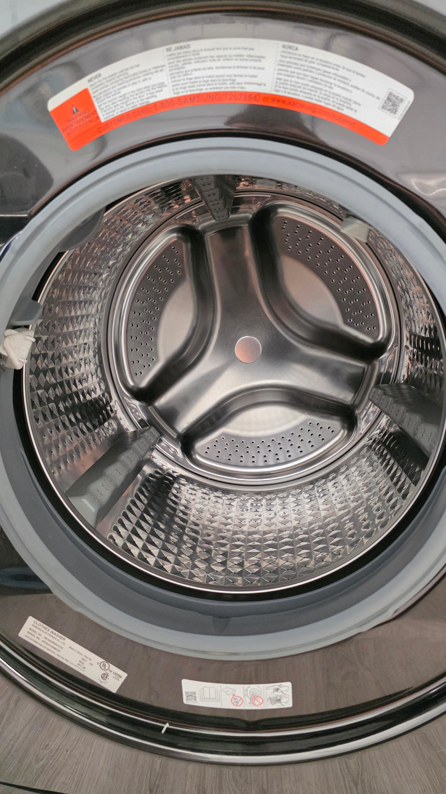 Samsung 27" Front Load Washer/Dryer Set- washer WF45K6500AV/A2 dryer DV45K6500EV