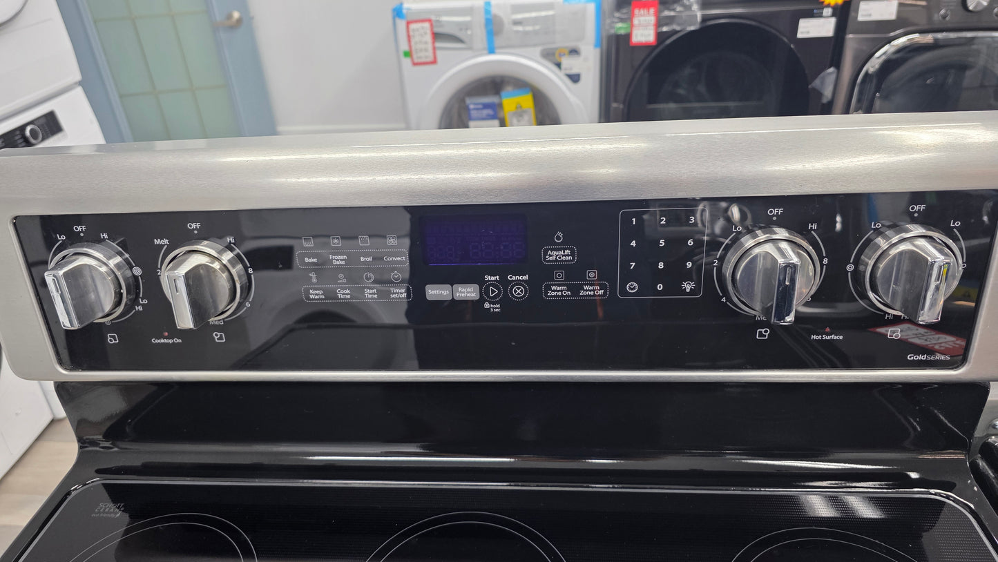 Whirlpool 30" Glass Top Range YWFE745HFS