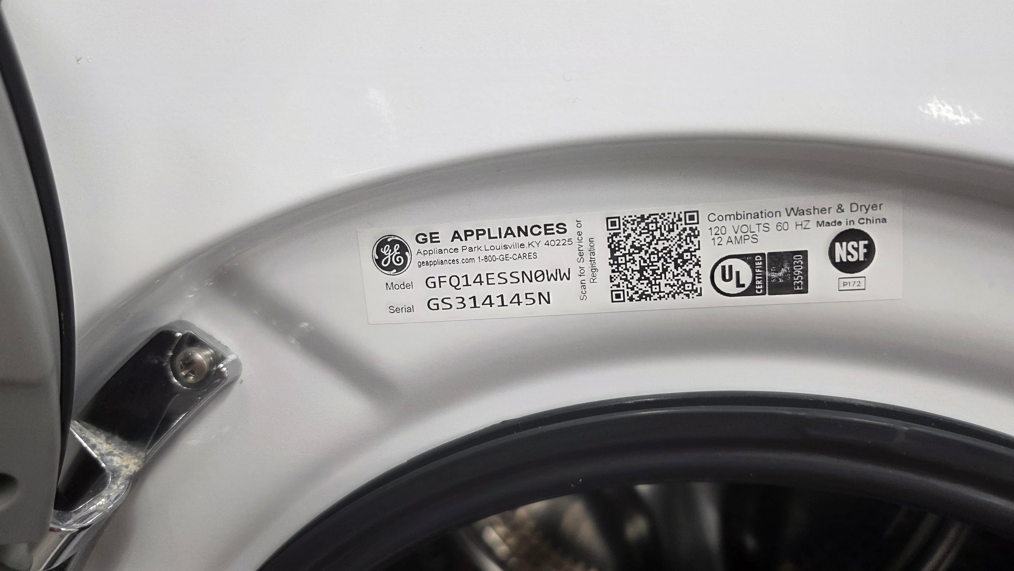 GE 24” All-in-One Washer & Dryer Combo - GFQ14ESSN0WW