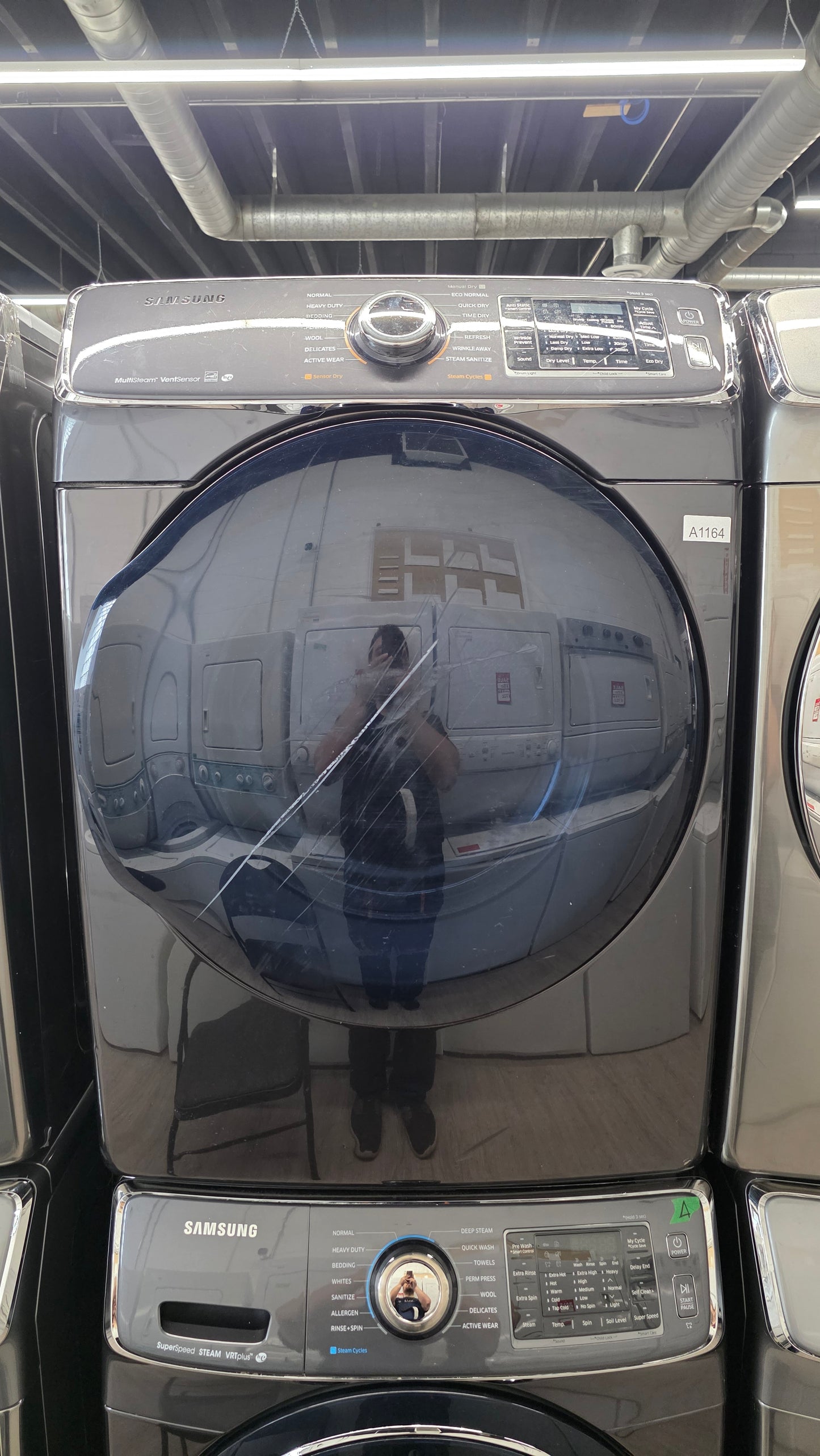Samsung 27" Front Load Washer/Dryer Set- washer WF45K6500AV/A2 dryer DV45K6500EV