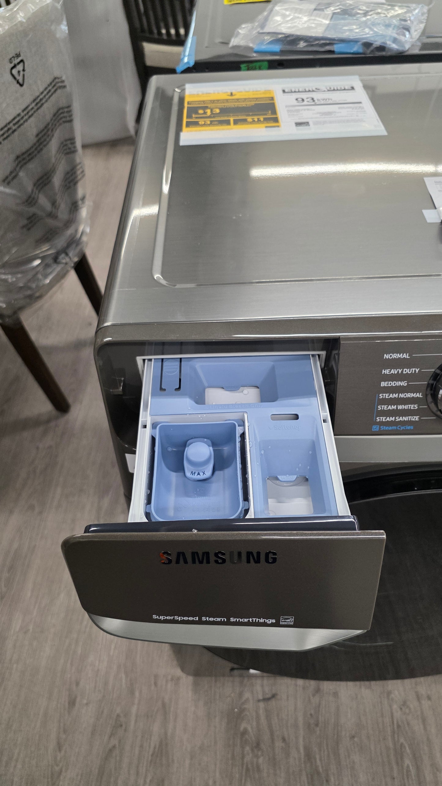 Open Box Samsung 27" Front Load Washer WF45B63OOAP