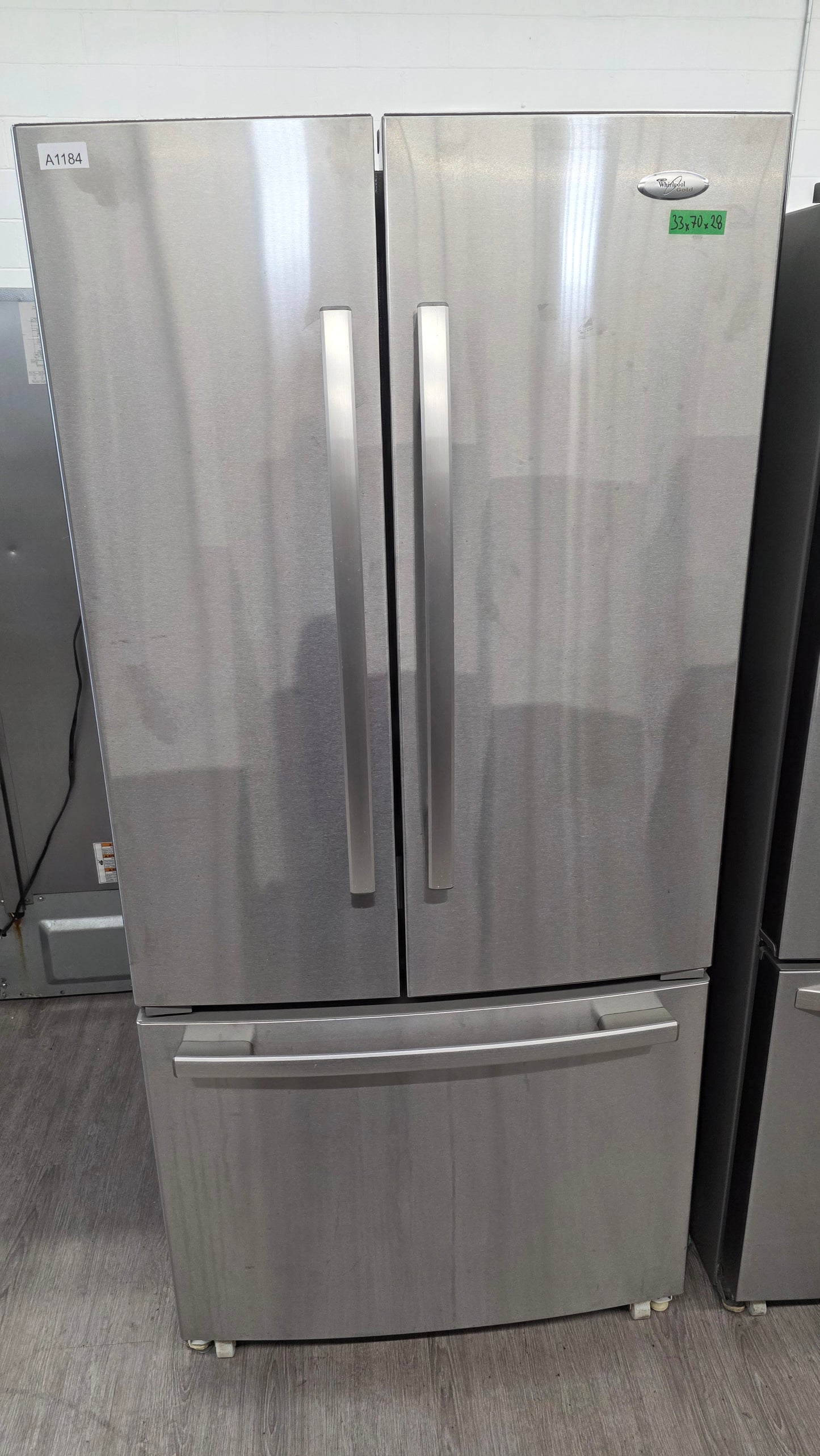 Whirlpool Gold 33" French Door Fridge GX2SHBXVY06