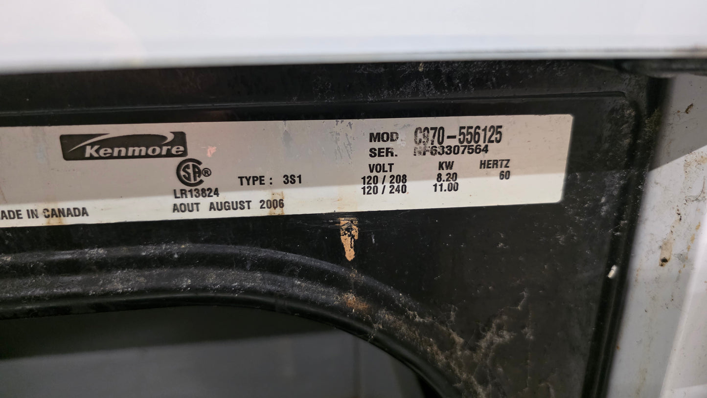 Kenmore 30" Coil Top Range- C970-556125