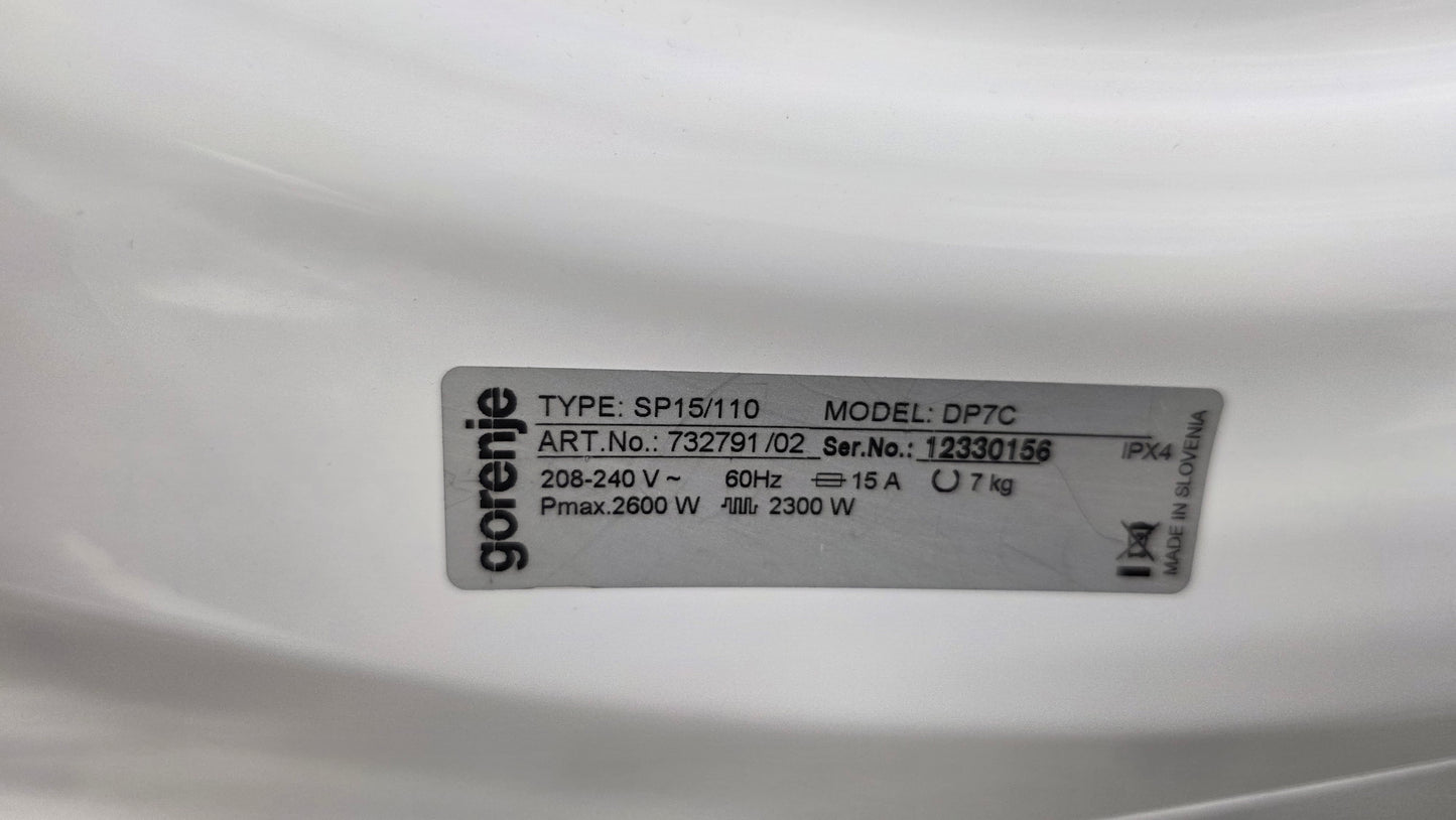 Gorenje 24" Front Load WASHER-DRYER Set