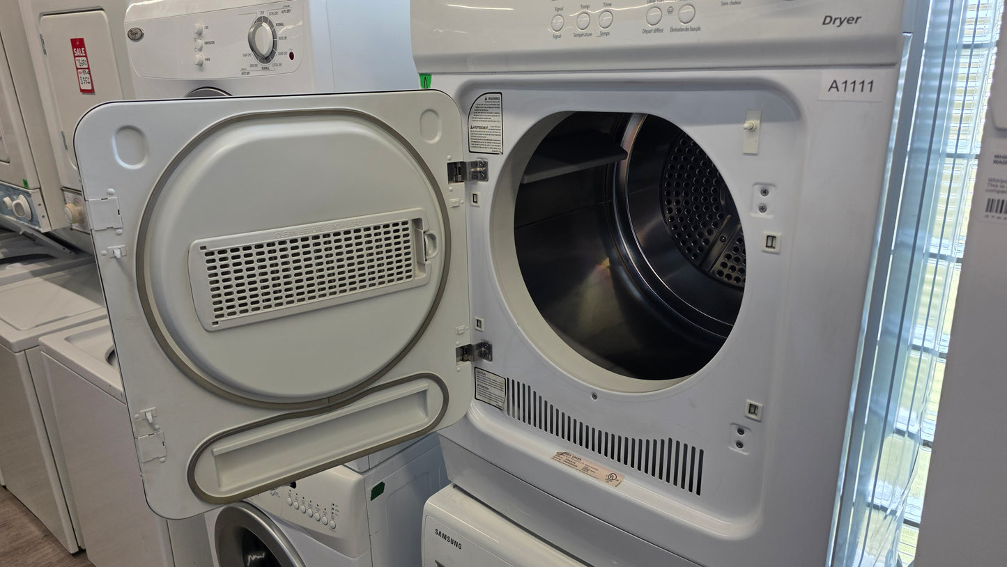 Samsung 24" Front Load Washer/Dryer Set- washer WFJ1254/XAC dryer DV665JW/XAC