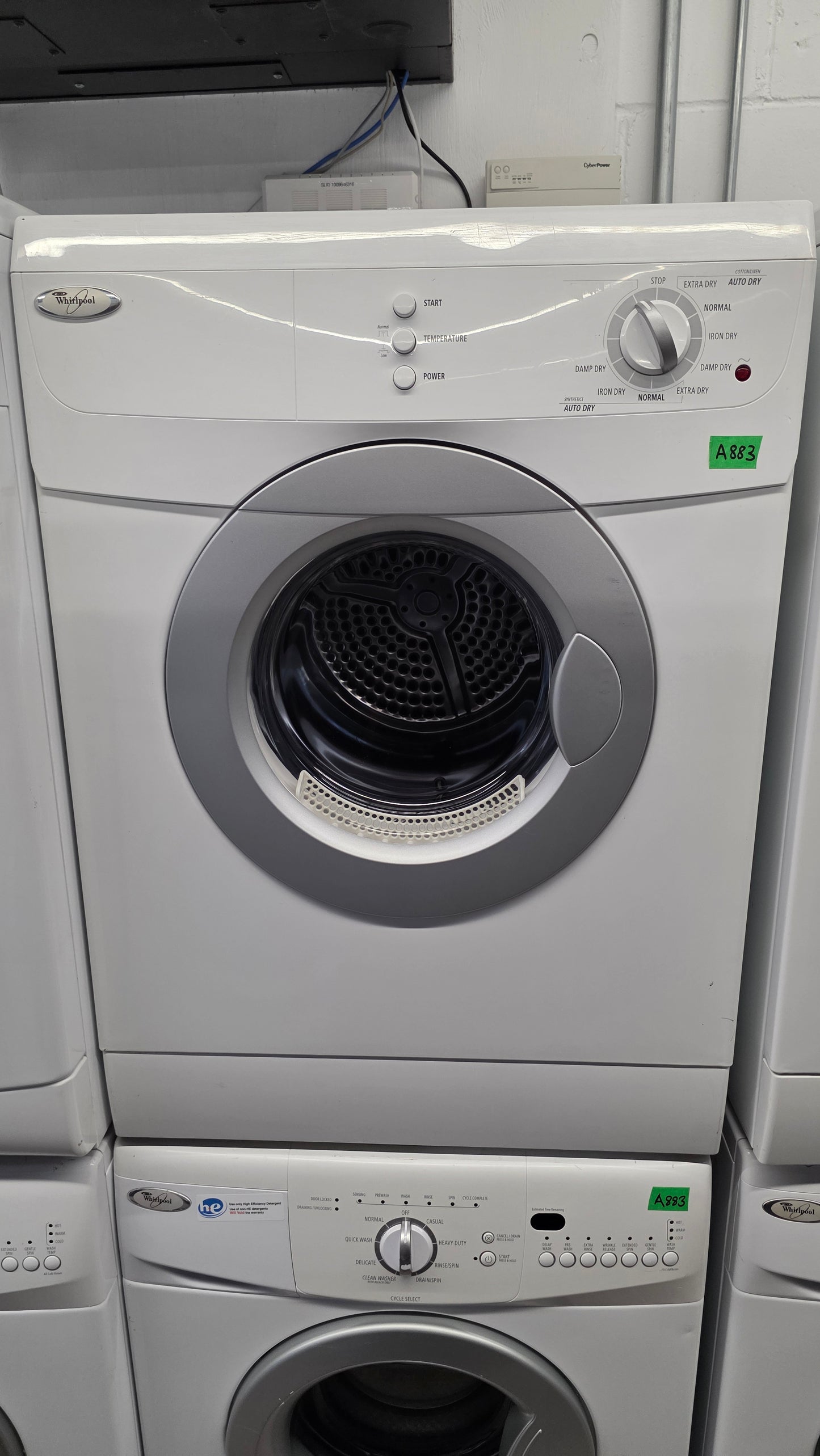 Whirlpool 24" front load washer and dryer set