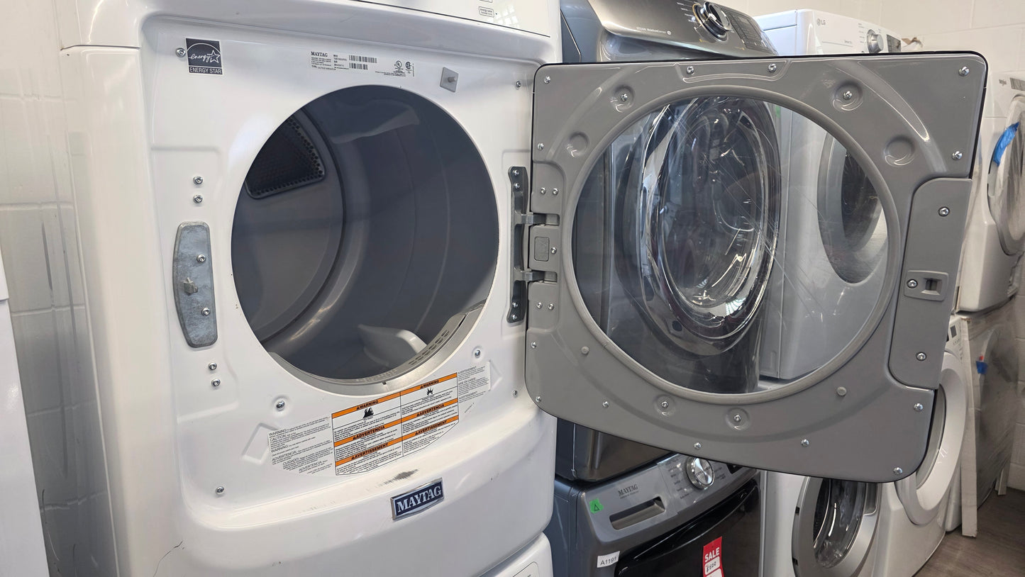 Maytag 27" Front Load Washer/Dryer Set - washer MHW3500FW1 dryer YMED3500FW0