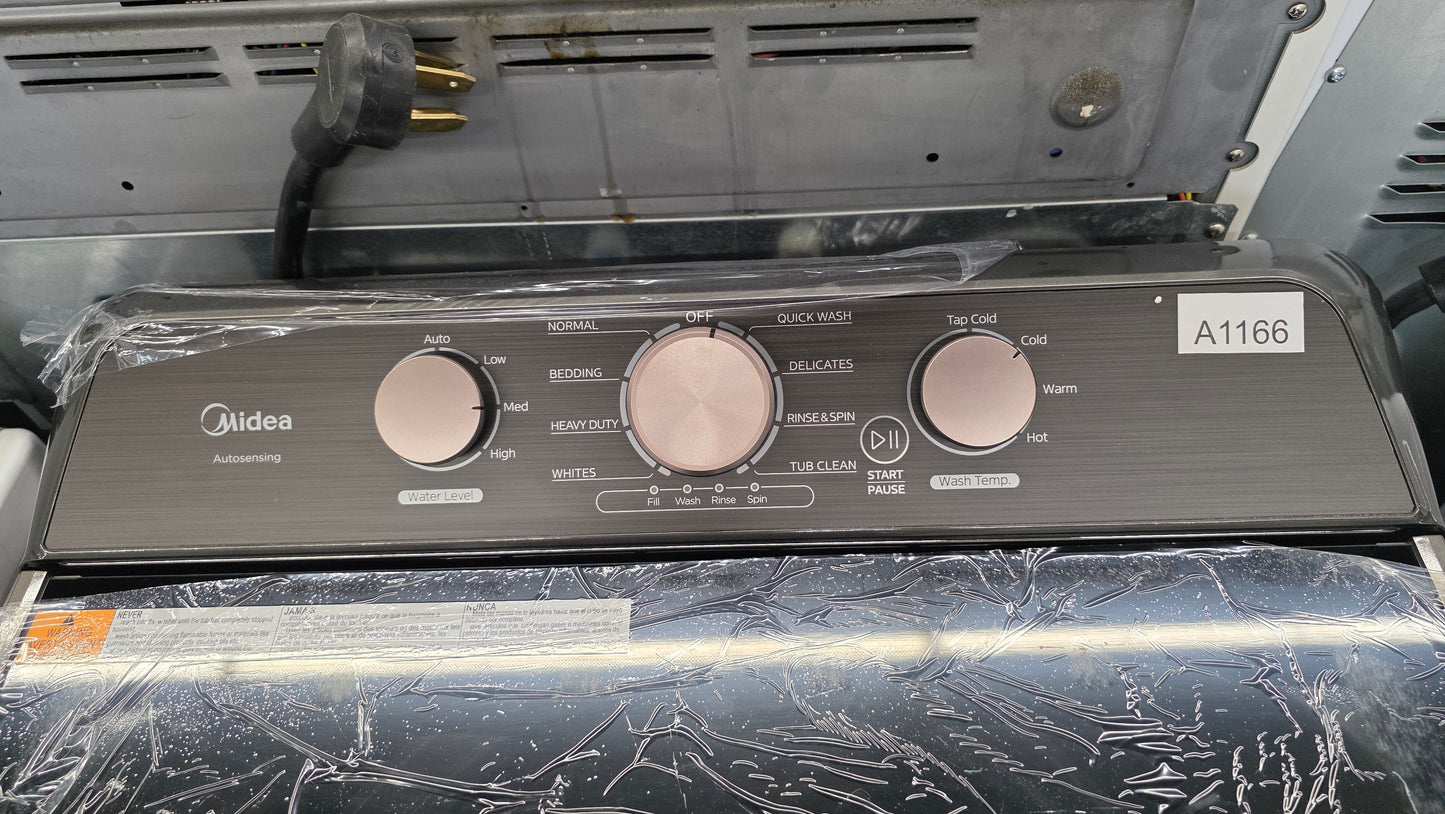 Open Box Midea 25" Top Load Washer MLTW47A5BGG