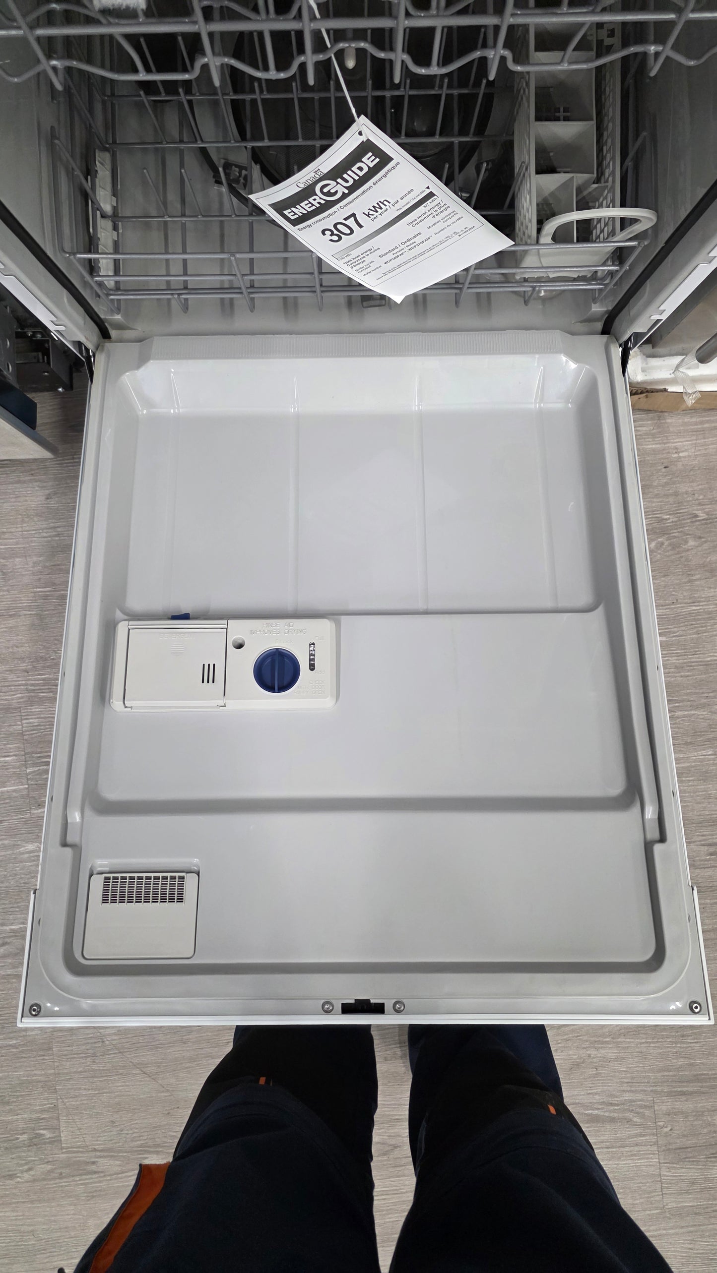 Open Box Whirlpool 24" White Dishwasher-WDP370PAHW