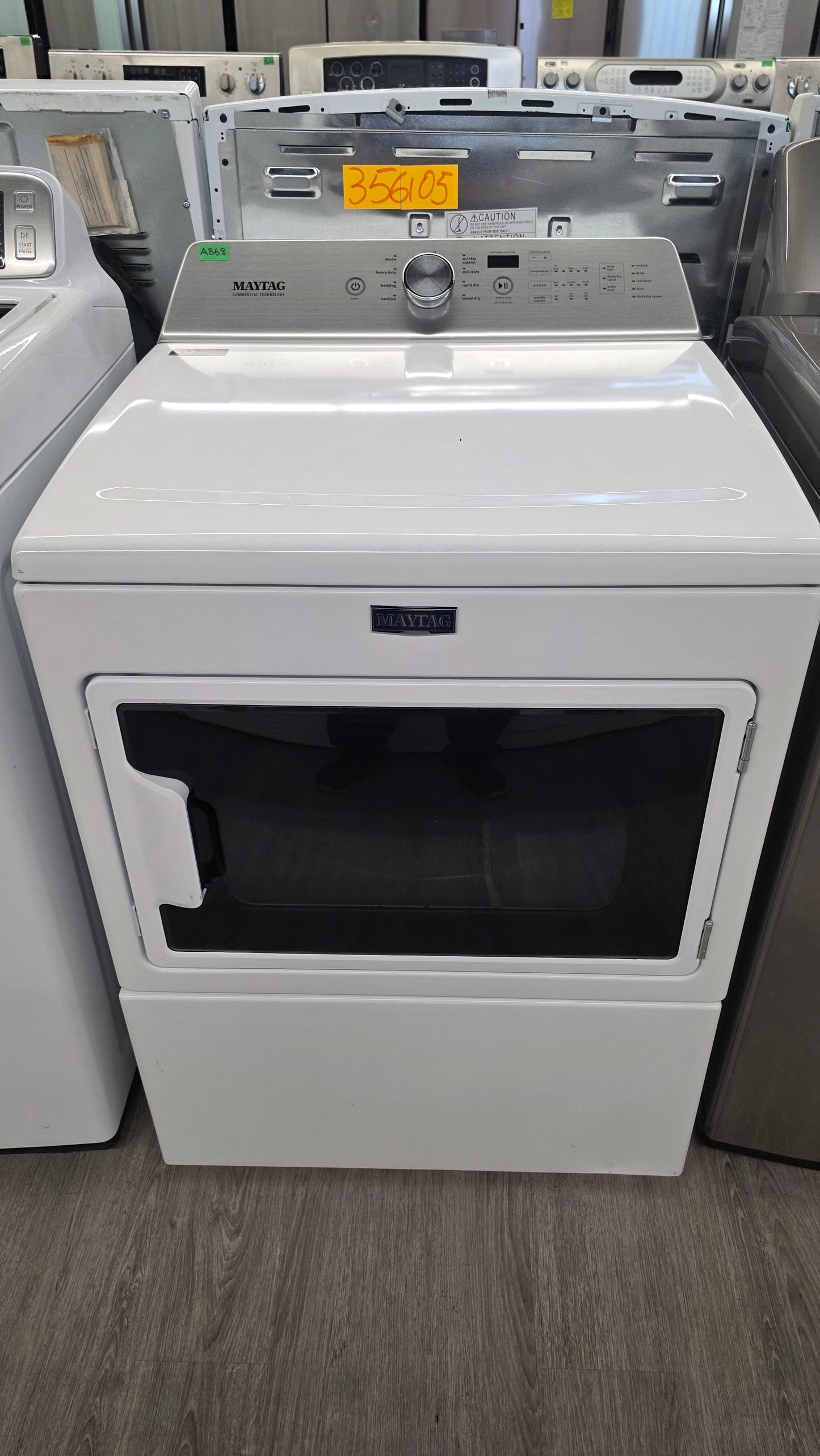 Maytag 27" Top Load Dryer-YMEDB765FW
