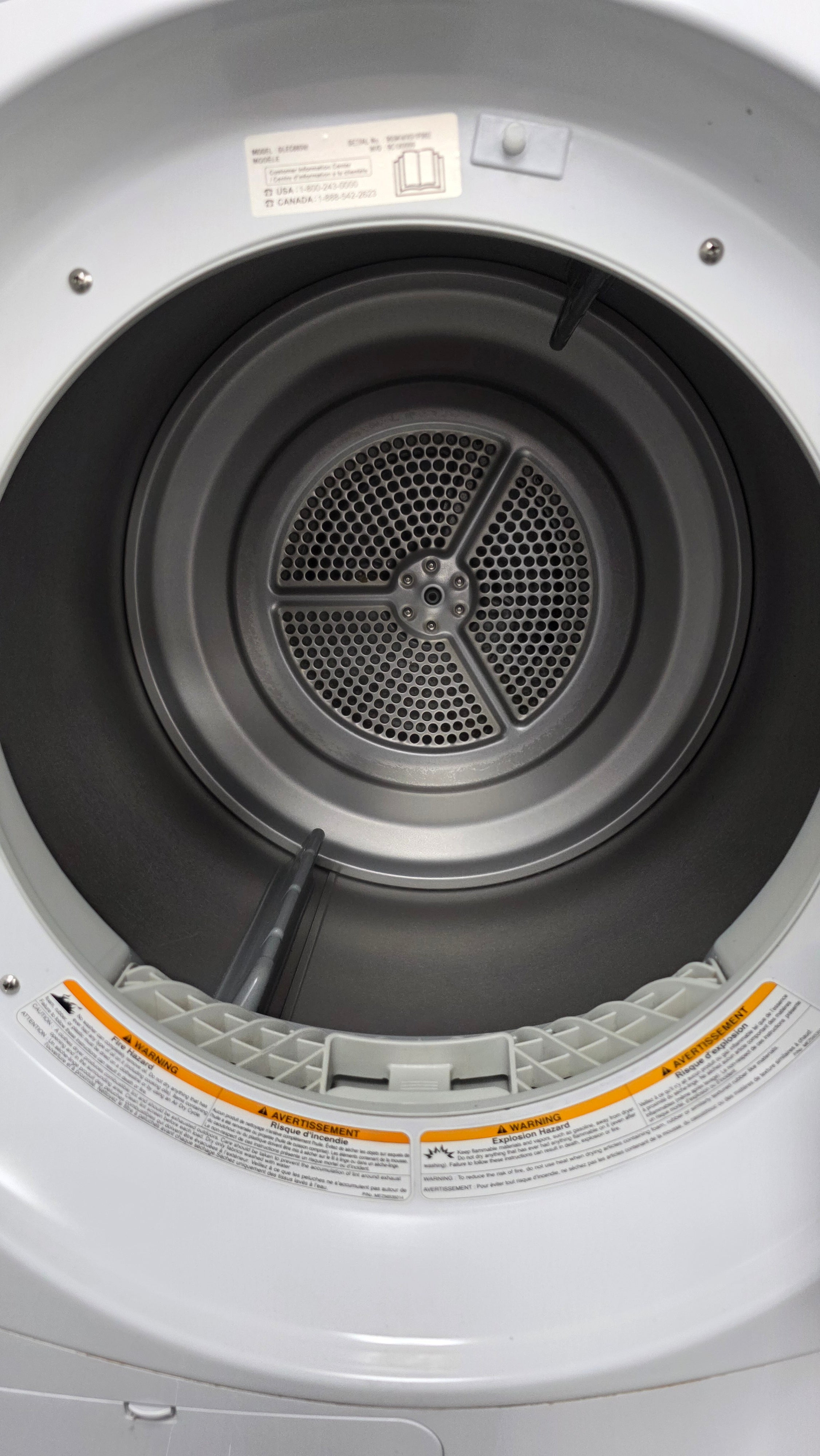Lg 24" Front Load Ventless Dryer  -DLEC885W