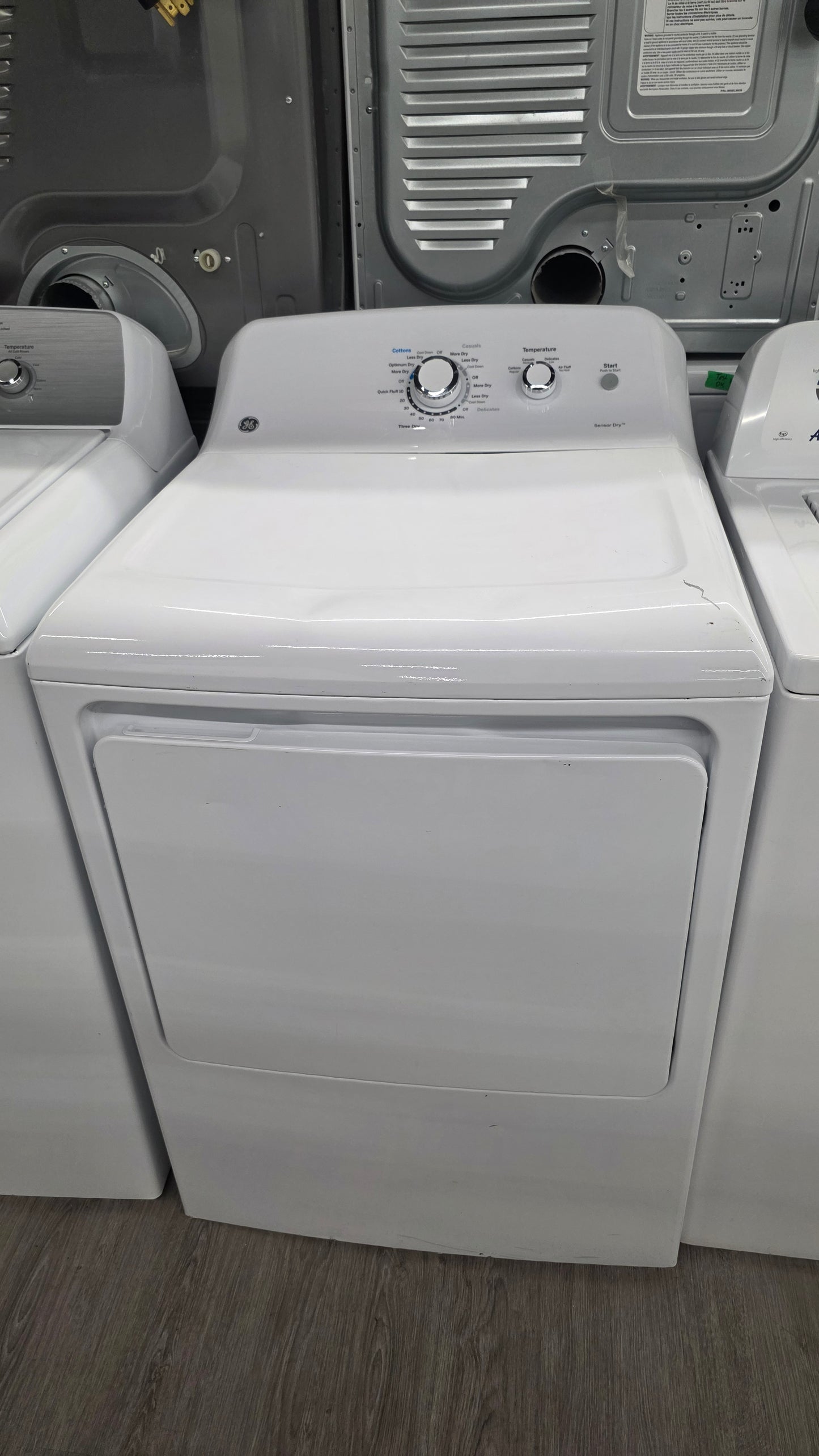 GE Top Load Washer and Dryer Set- washer GTW331BMR0WS dryer GTD40EBMK0WW