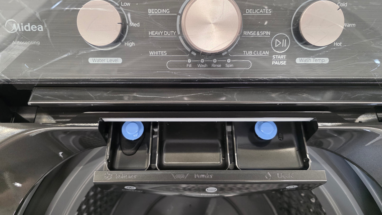 Open Box Midea 25" Top Load Washer MLTW47A5BGG