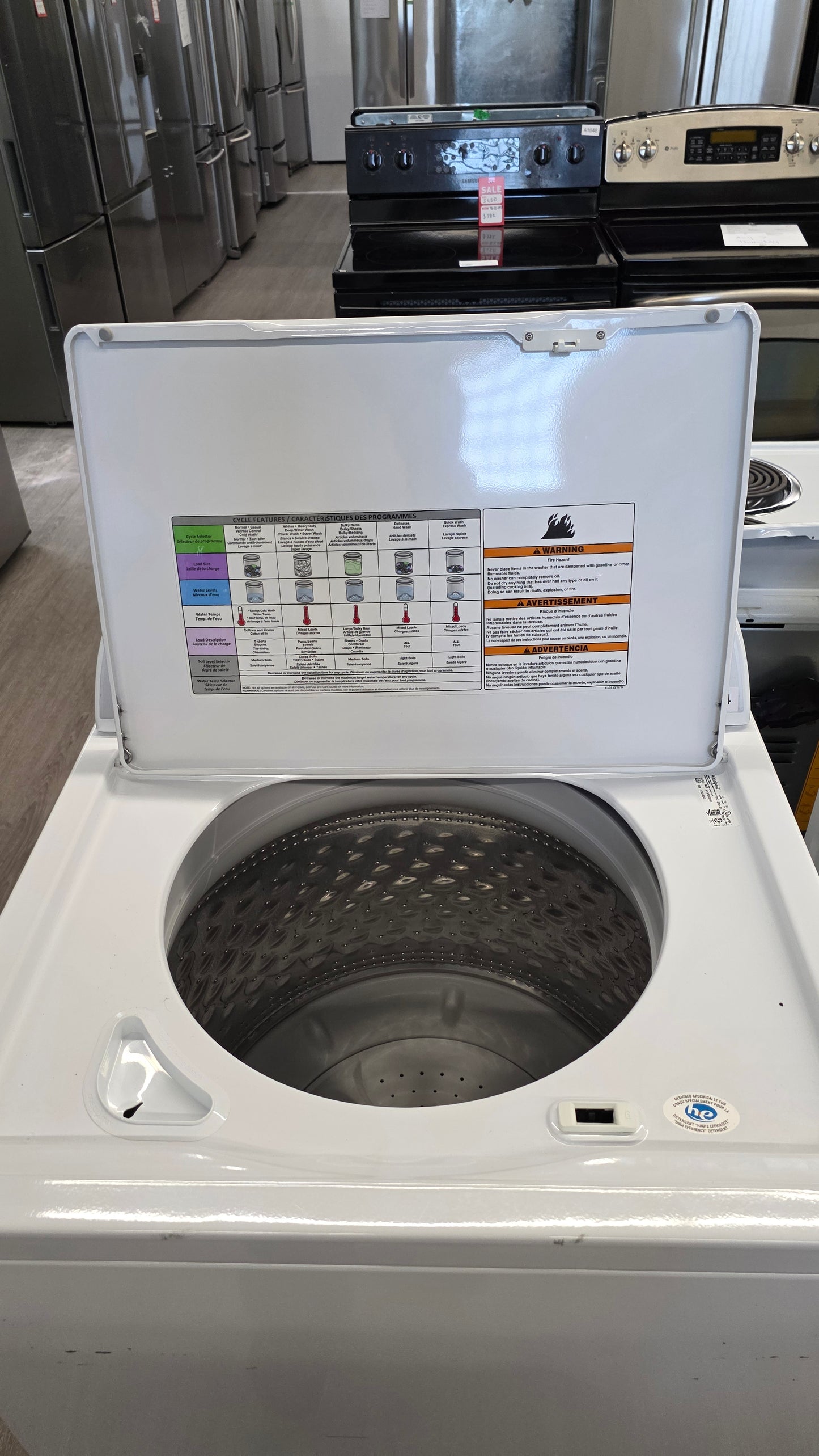 Whirlpool 27" Top Load Washer- WTW5000DW1
