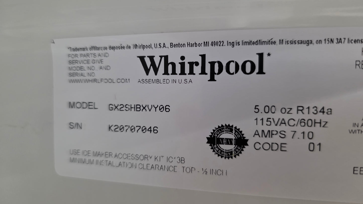 Whirlpool Gold 33" French Door Fridge GX2SHBXVY06