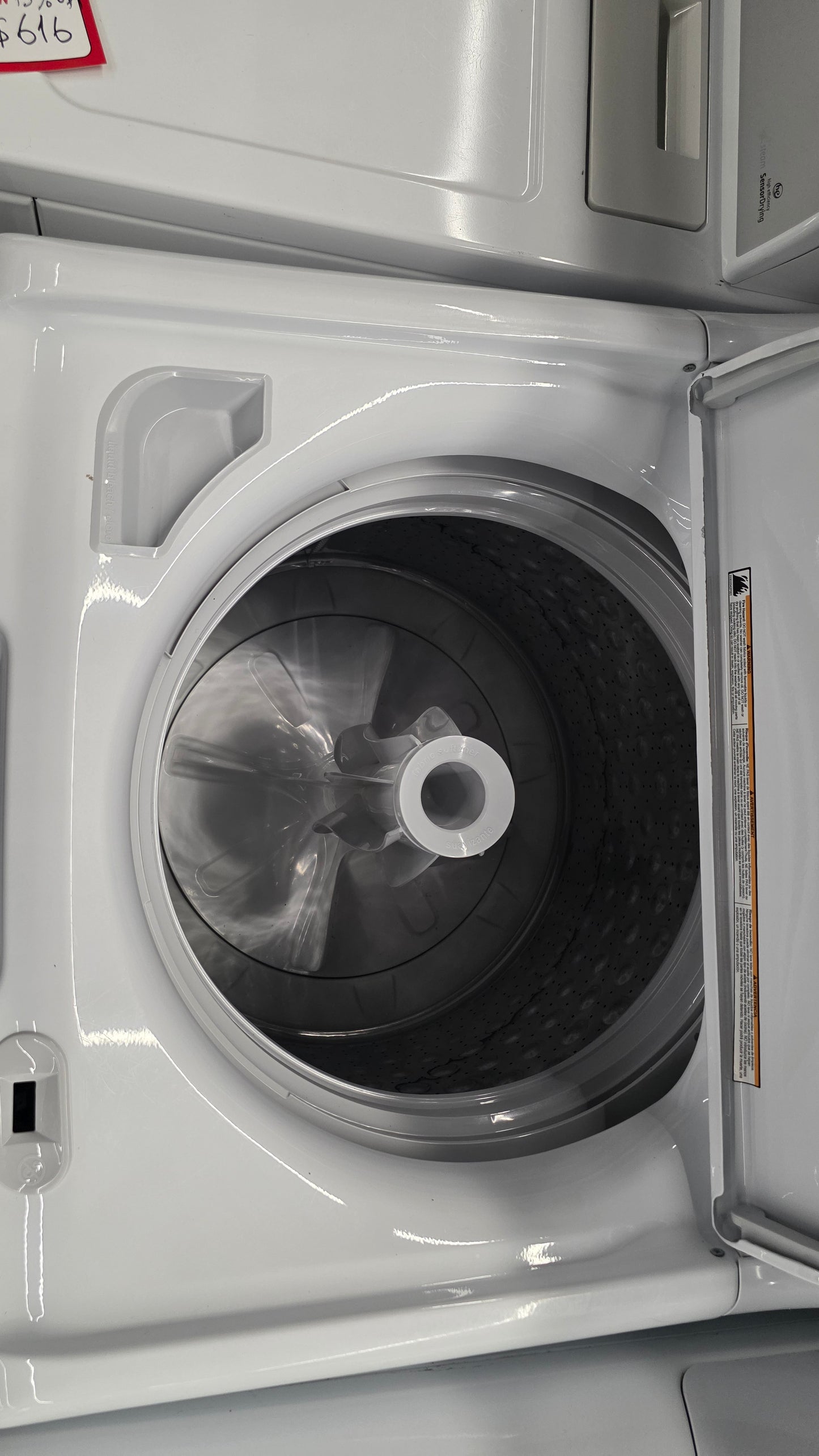 GE Top Load Washer and Dryer Set- washer GTW331BMR0WS dryer GTD40EBMK0WW