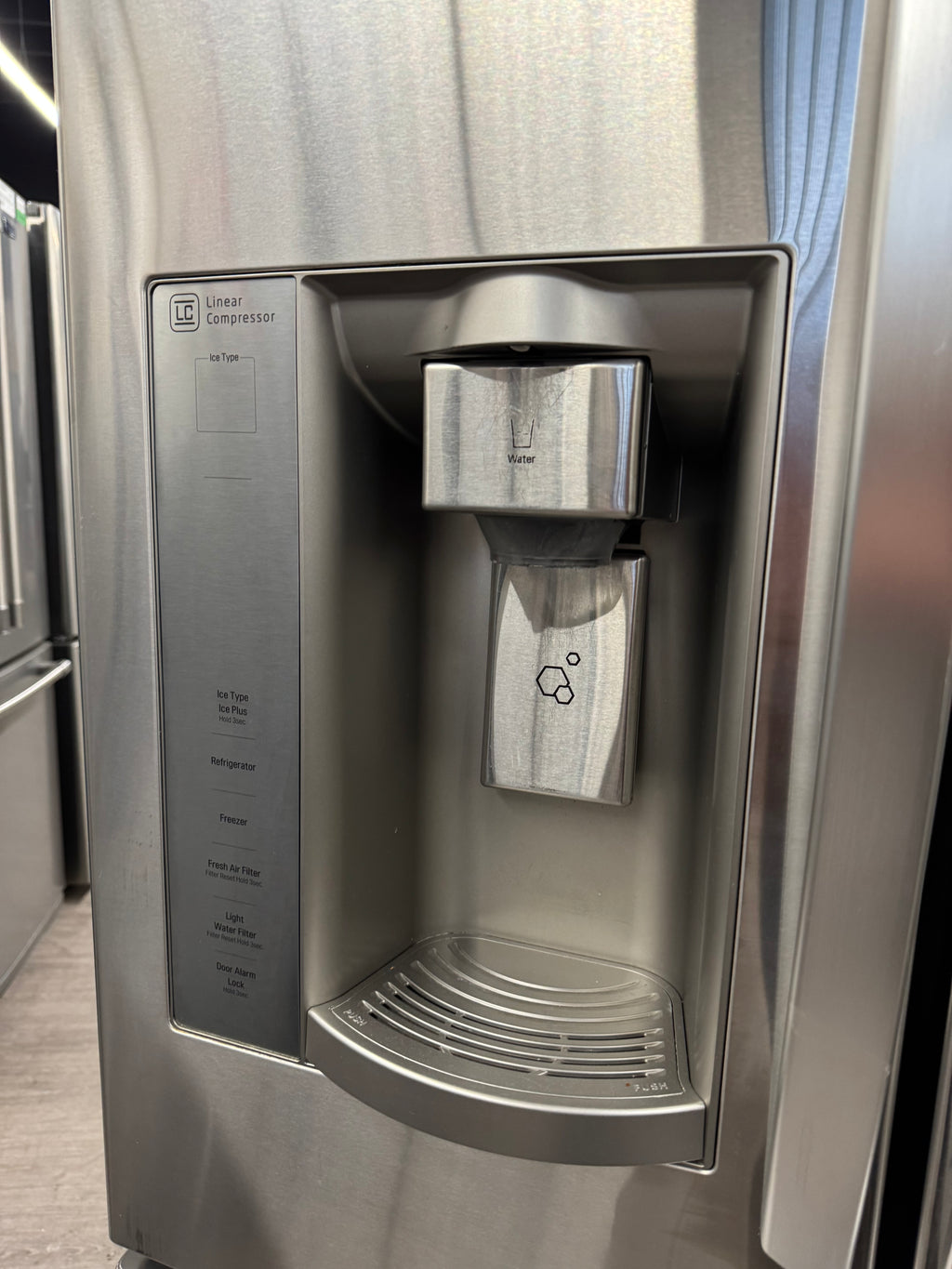 LG 33” French Door Refrigerator with Water & Ice Dispenser - LFXS24623S