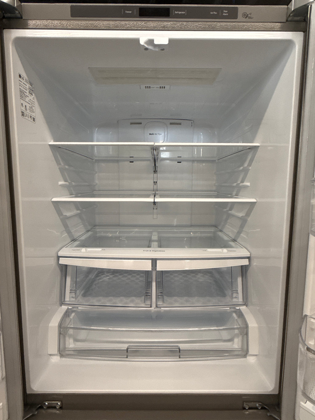 NEW - LG 30” French Door Refrigerator - LFCS22520S (1 YEAR MANUFACTURER WARRANTY)