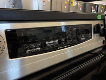 KitchenAid 30” Freestanding Glass Top Range - YKERC507HS4