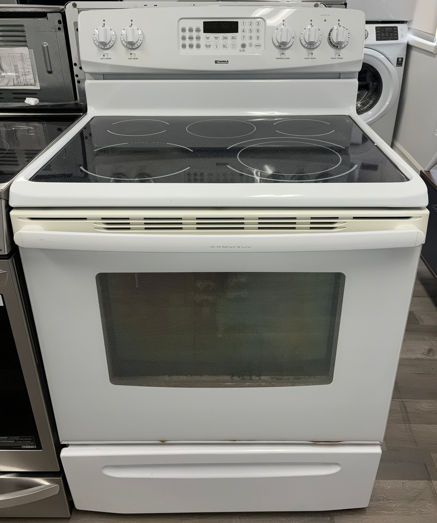 Kenmore 30" Freestanding Glass Top Range