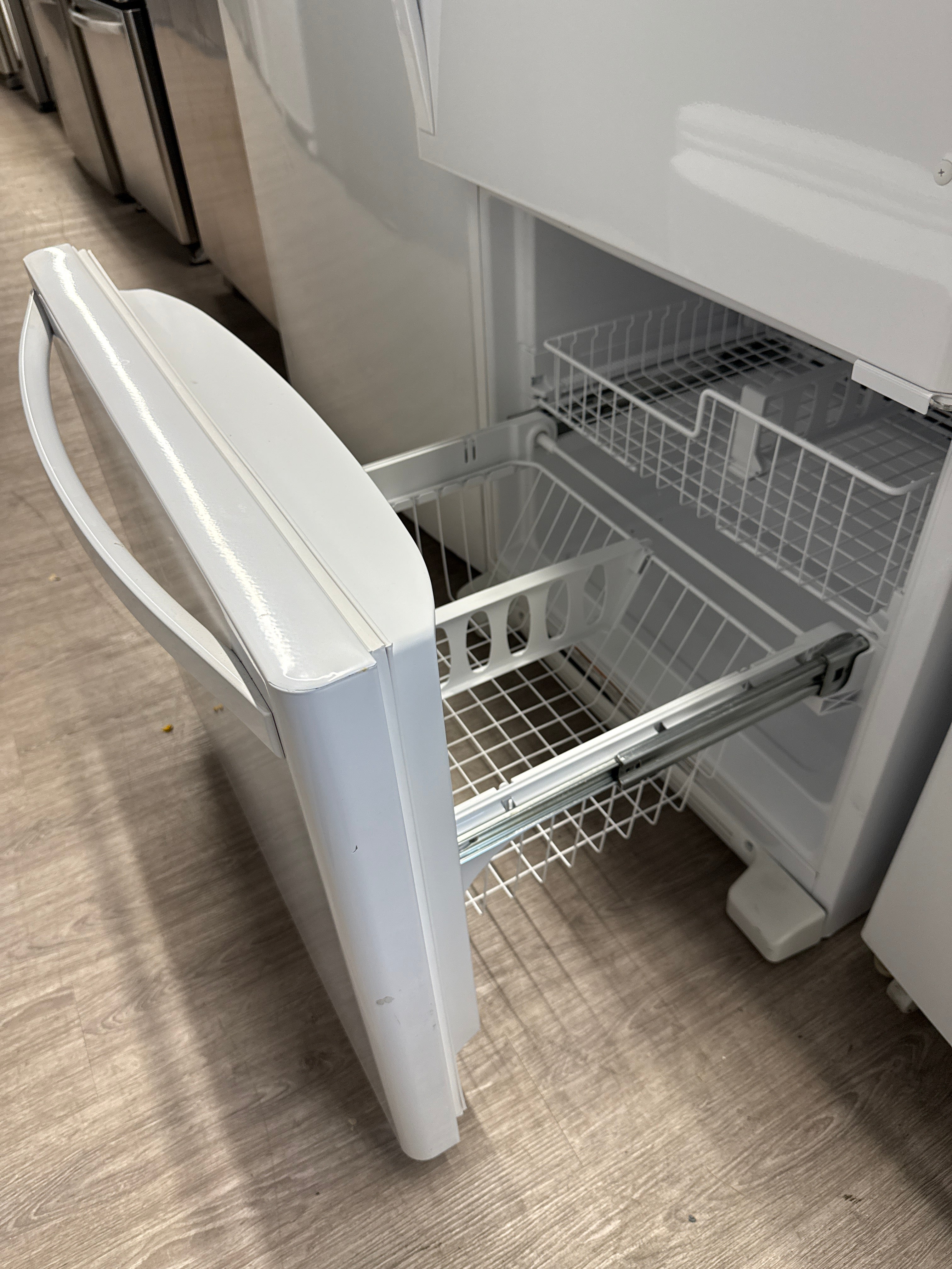OPEN BOX - Whirlpool 30” Bottom Freezer Refrigerator - WRB329DFBW