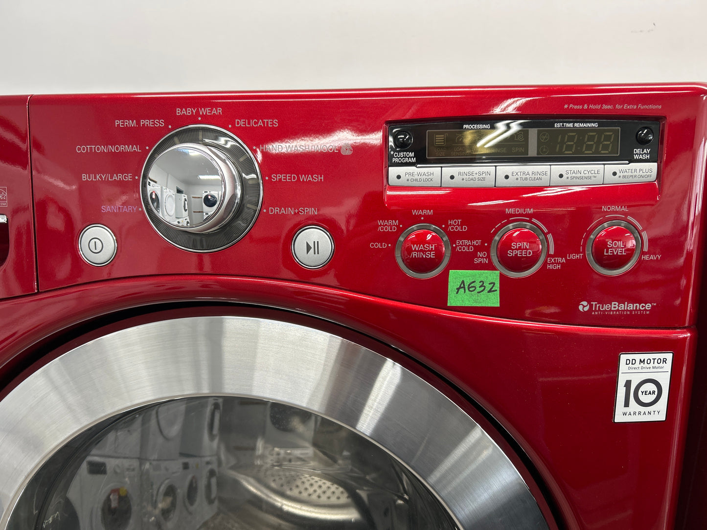 LG 27” Front Load Washer/Dryer Set with Pedestals