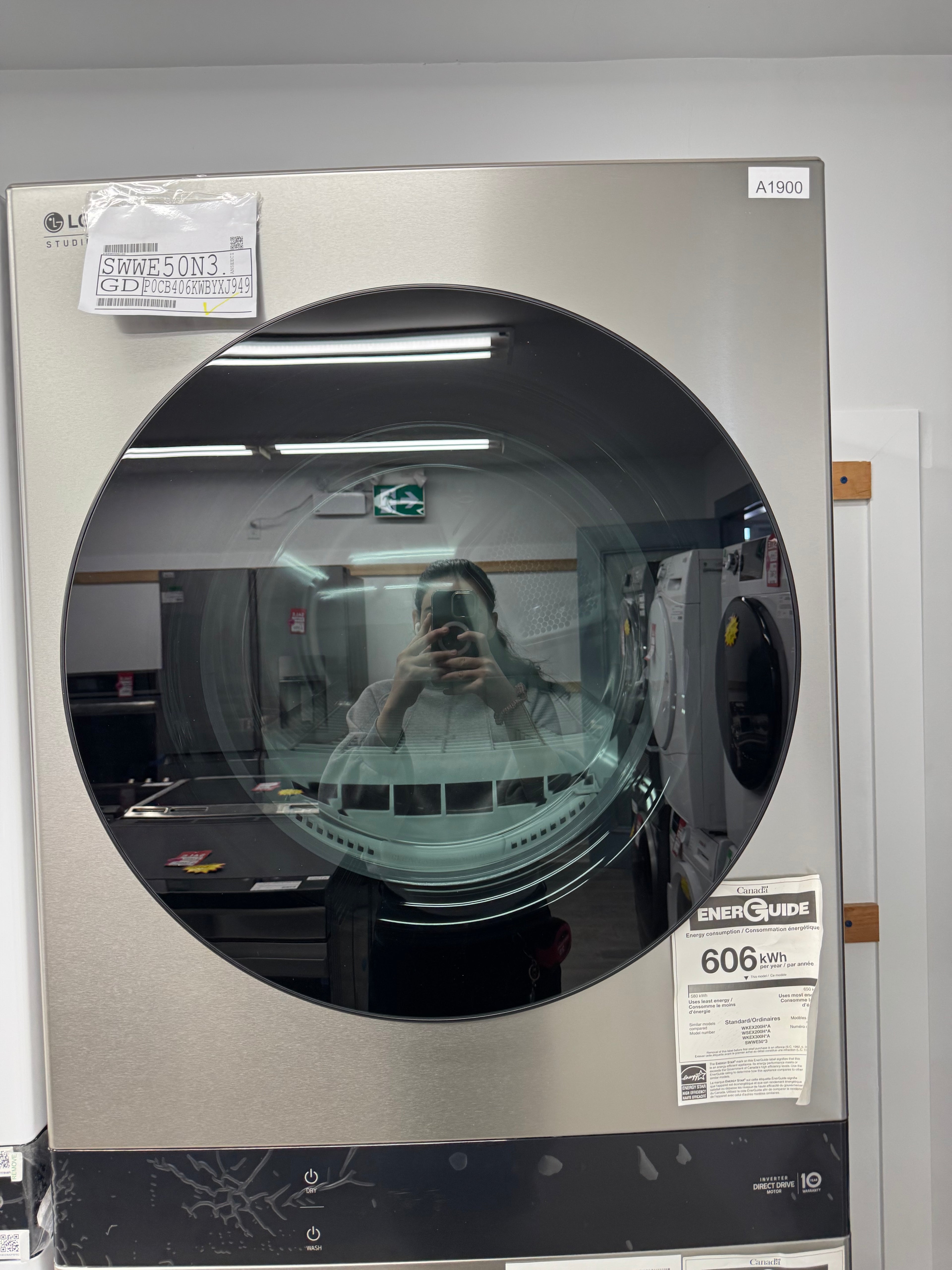 NEW - LG Studio 27” WashTower® with AIDD - SWWE50N3 (1 YEAR MANUFACTURER WARRANTY)