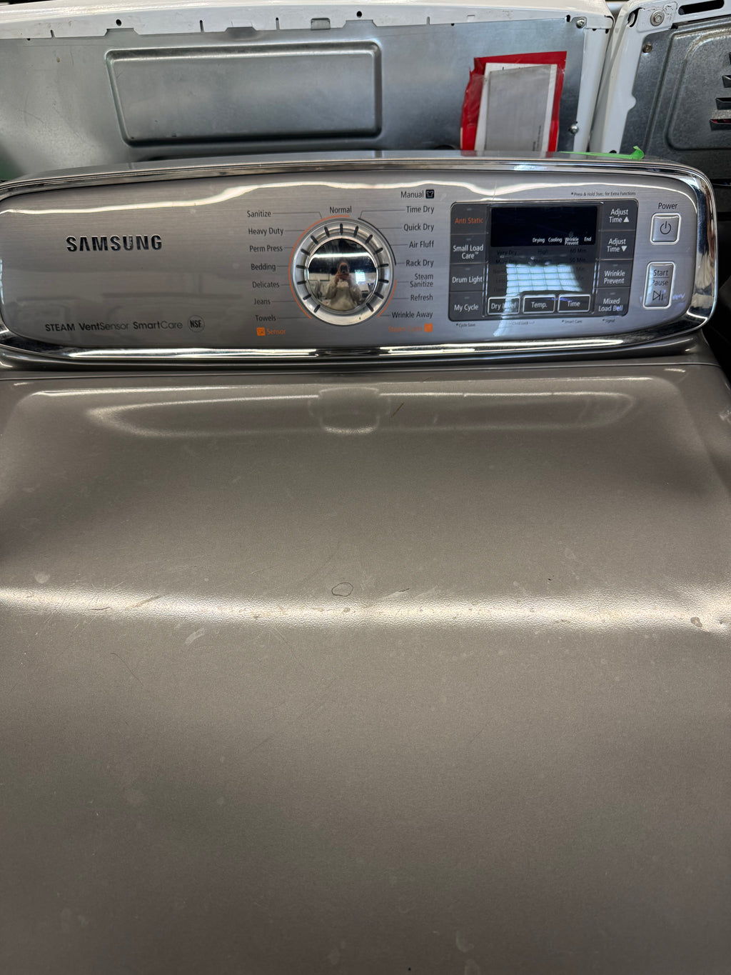 Samsung 27” Top Load Washer & Dryer Set (WA50F9A8DSP/A2 & DV50F9A8EVP/AR)