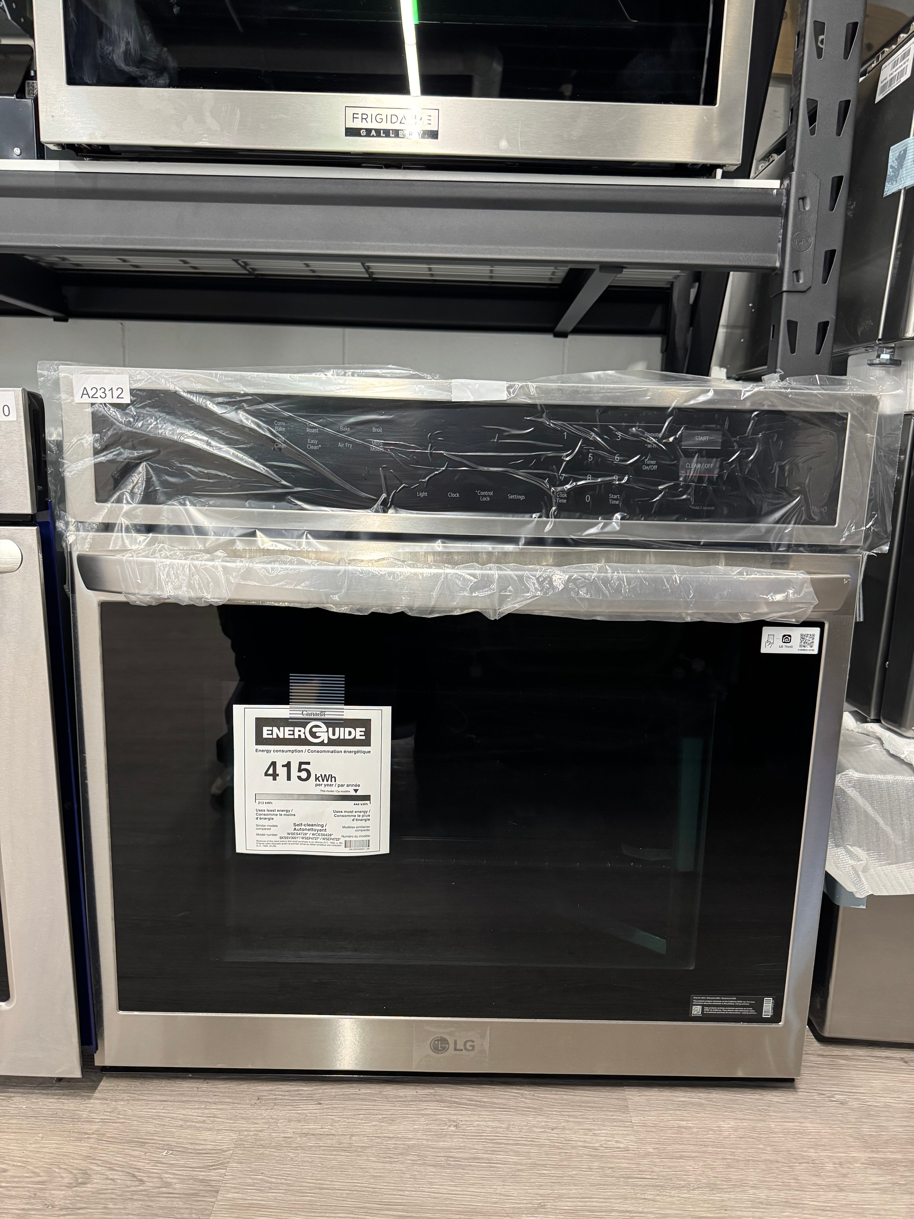 NEW LG 30” wall oven- WSEP3723F