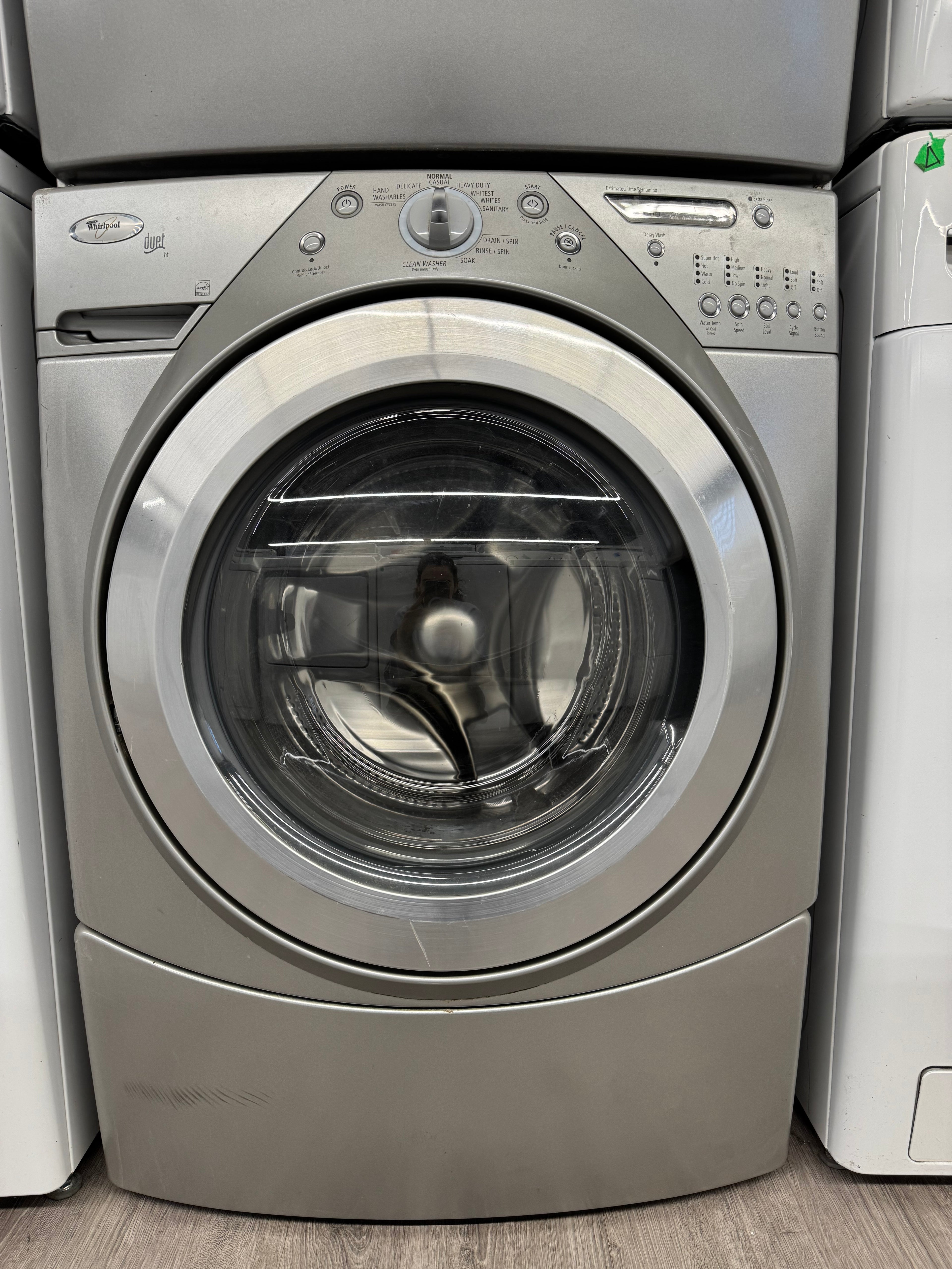 Whirlpool 27” Front Load Washer & Dryer Set (WFW9300VU02 & YWDE9300VU0)