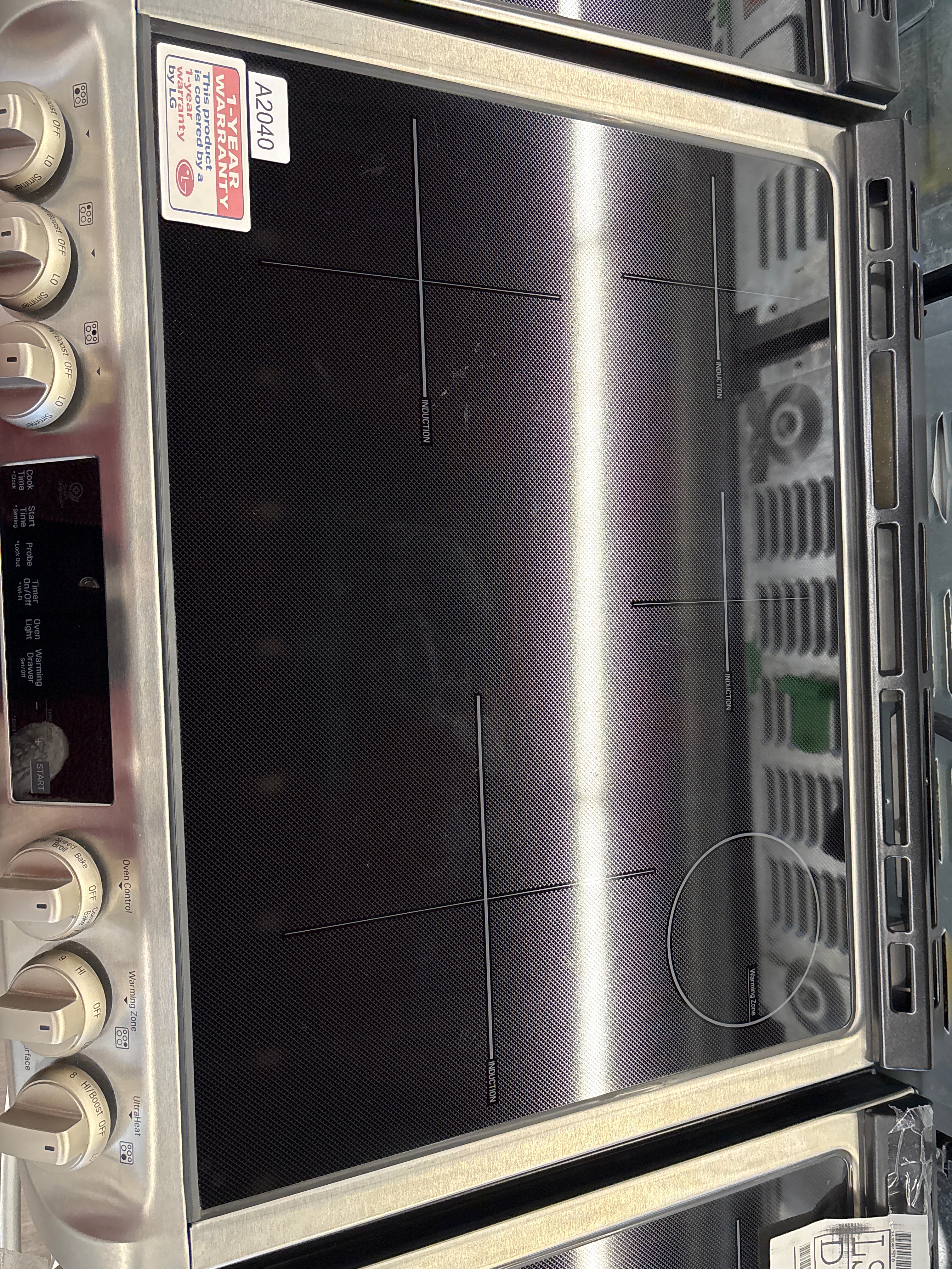 NEW - LG 30” Induction Glass Top Range - LSE4617ST (1 YEAR MANUFACTURER WARRANTY)