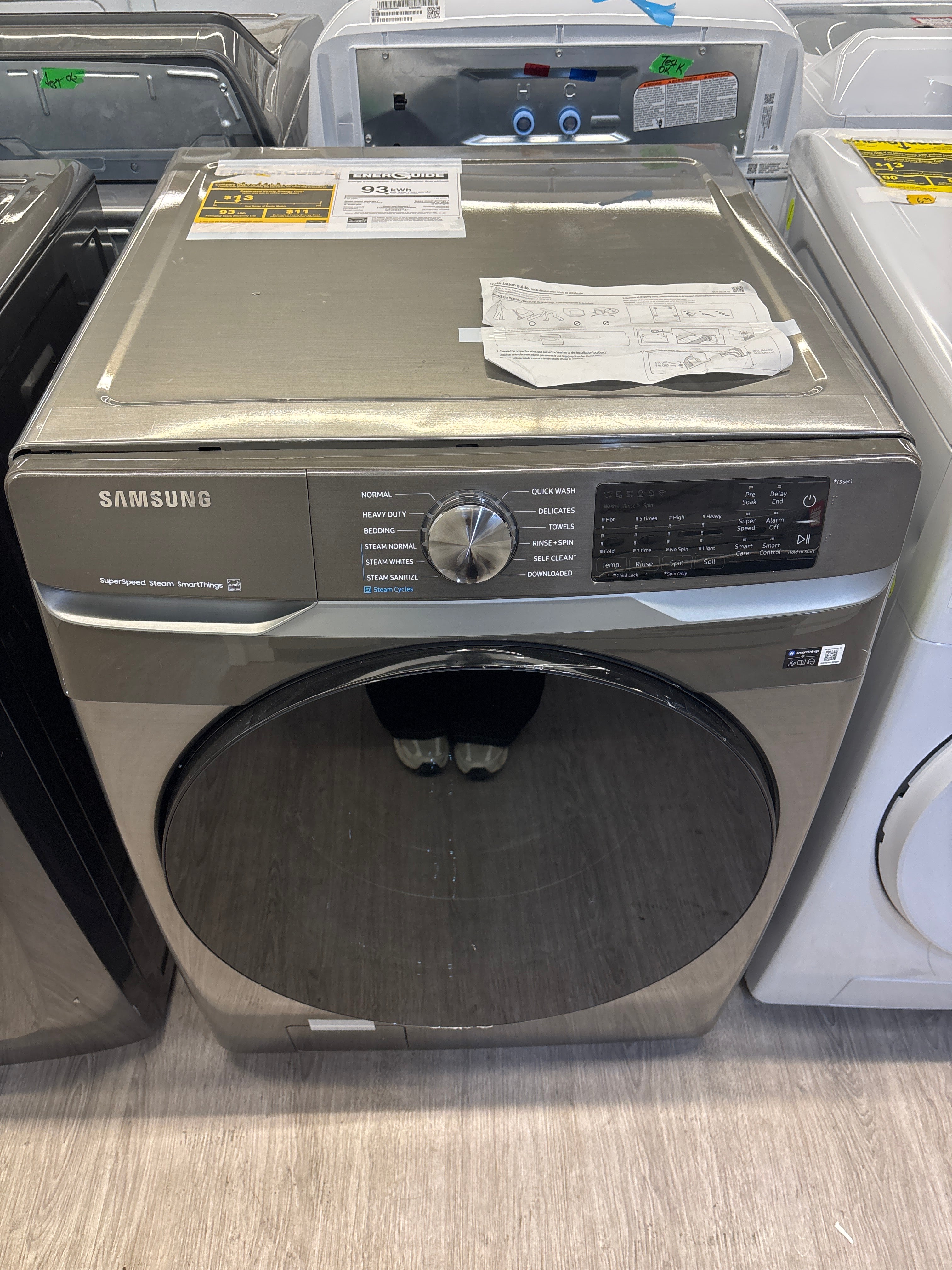 OPEN BOX - SAMSUNG 27” Front load washer - FW45B6300AP