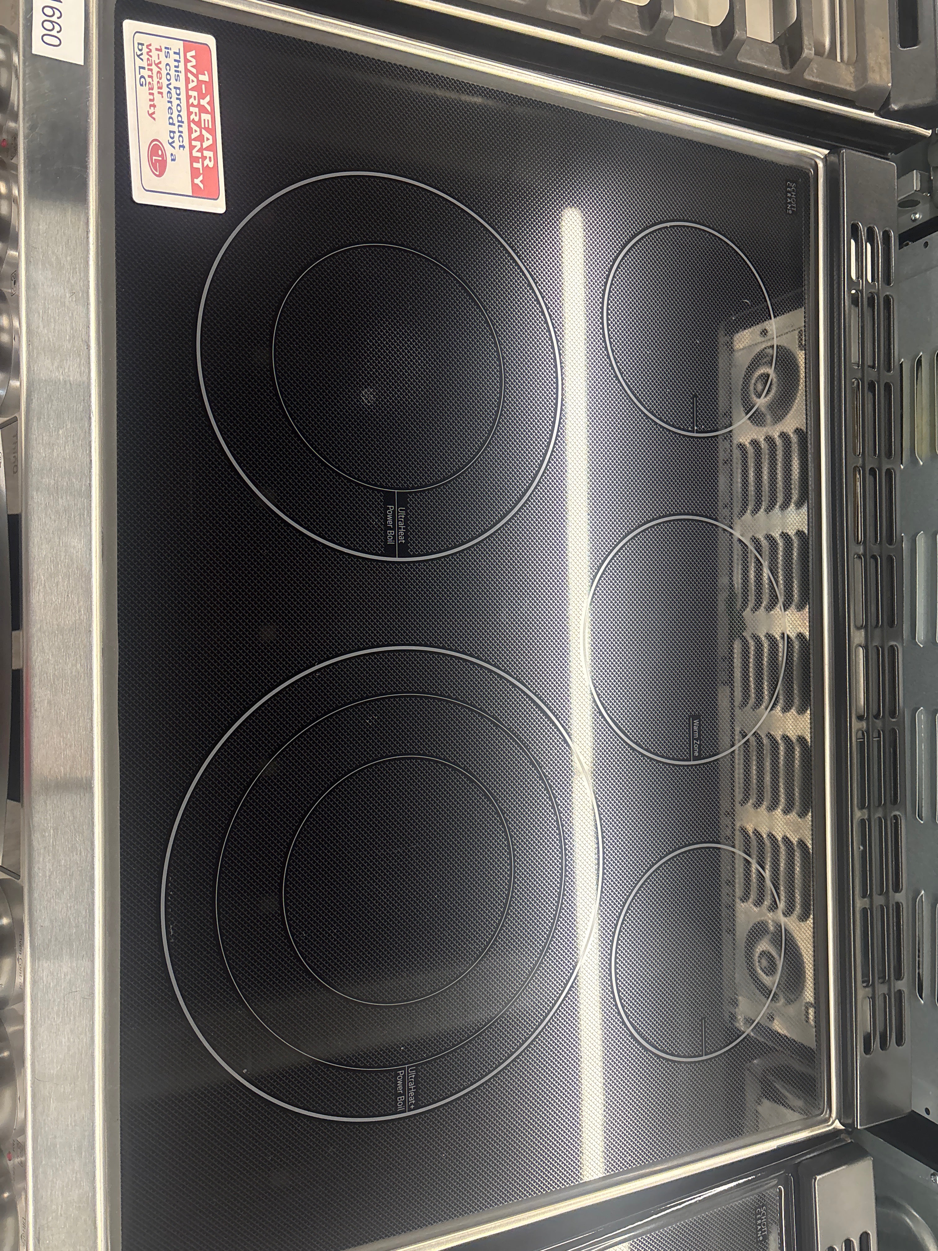 LG 30” Slide - In Glass Top Range - LSEL6337F (1 YEAR MANUFACTURER WARRANTY)