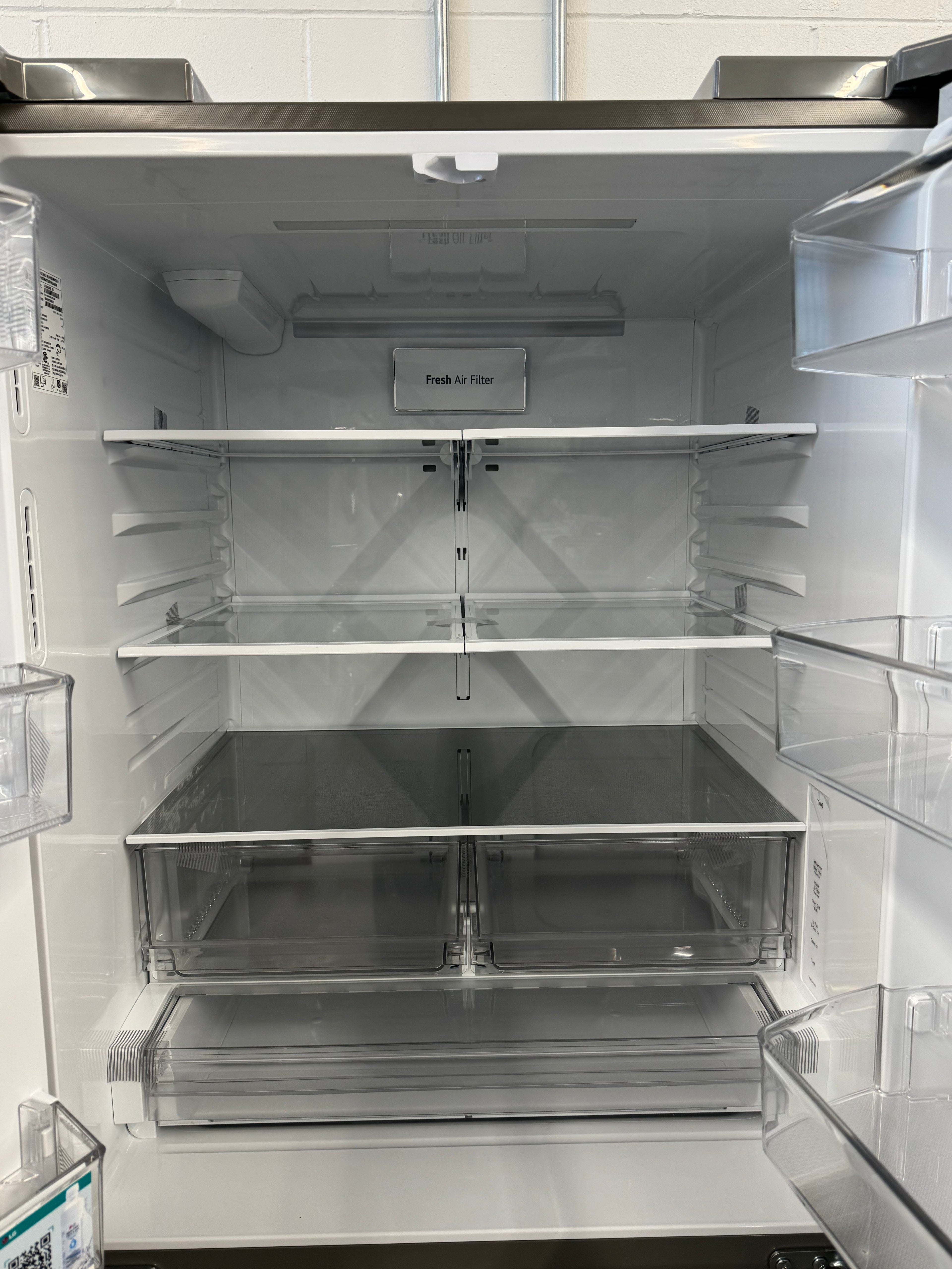 NEW - LG 33” French Door Fridge With Water & Ice Dispenser - LF25S6330S (1 YEAR MANUFACTURER WARRANTY)