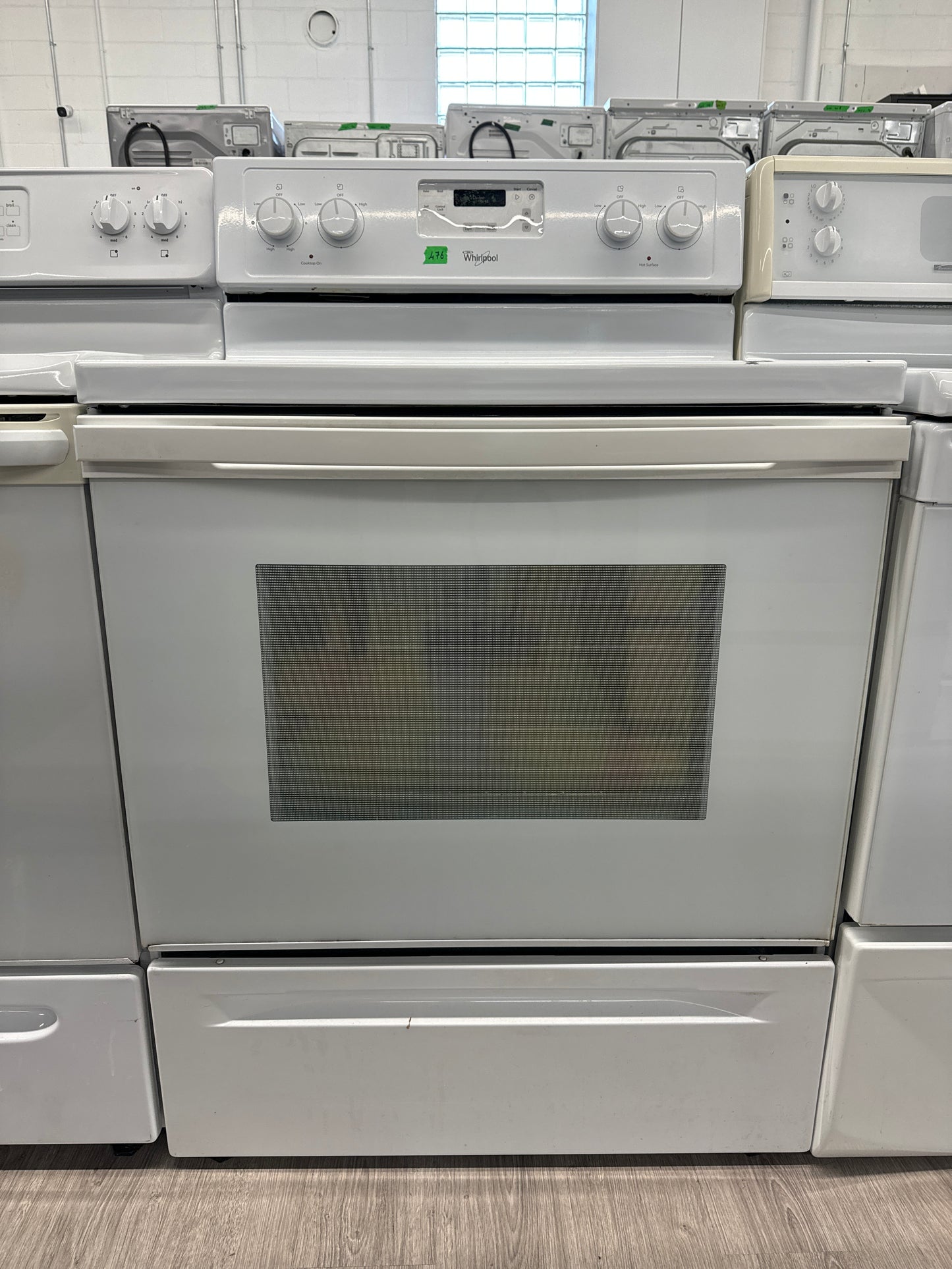 Whirlpool 30” Freestanding Glass Top Range - YWFE510S0AW0