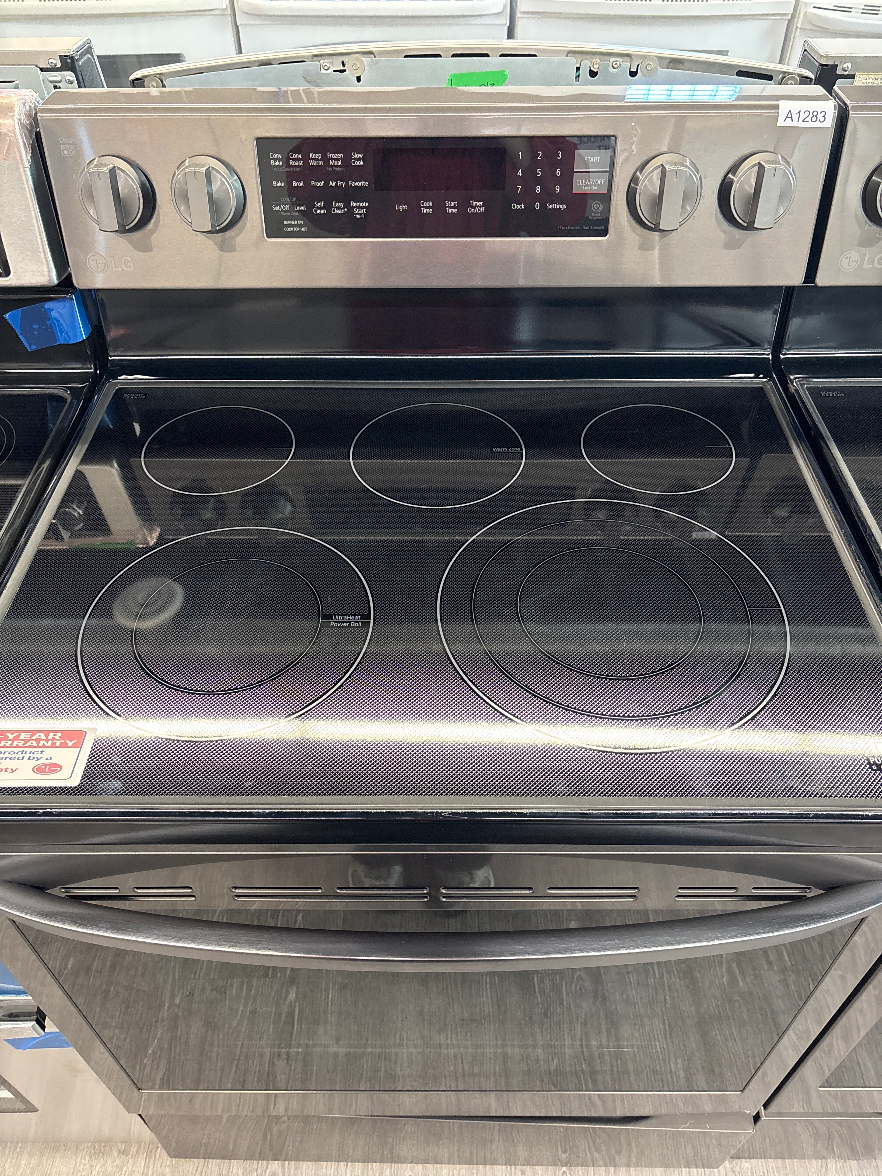 OPEN BOX - LG 30” Freestanding Glass Top Electric Range - LREL6325D - 1 YEAR LG WARRANTY