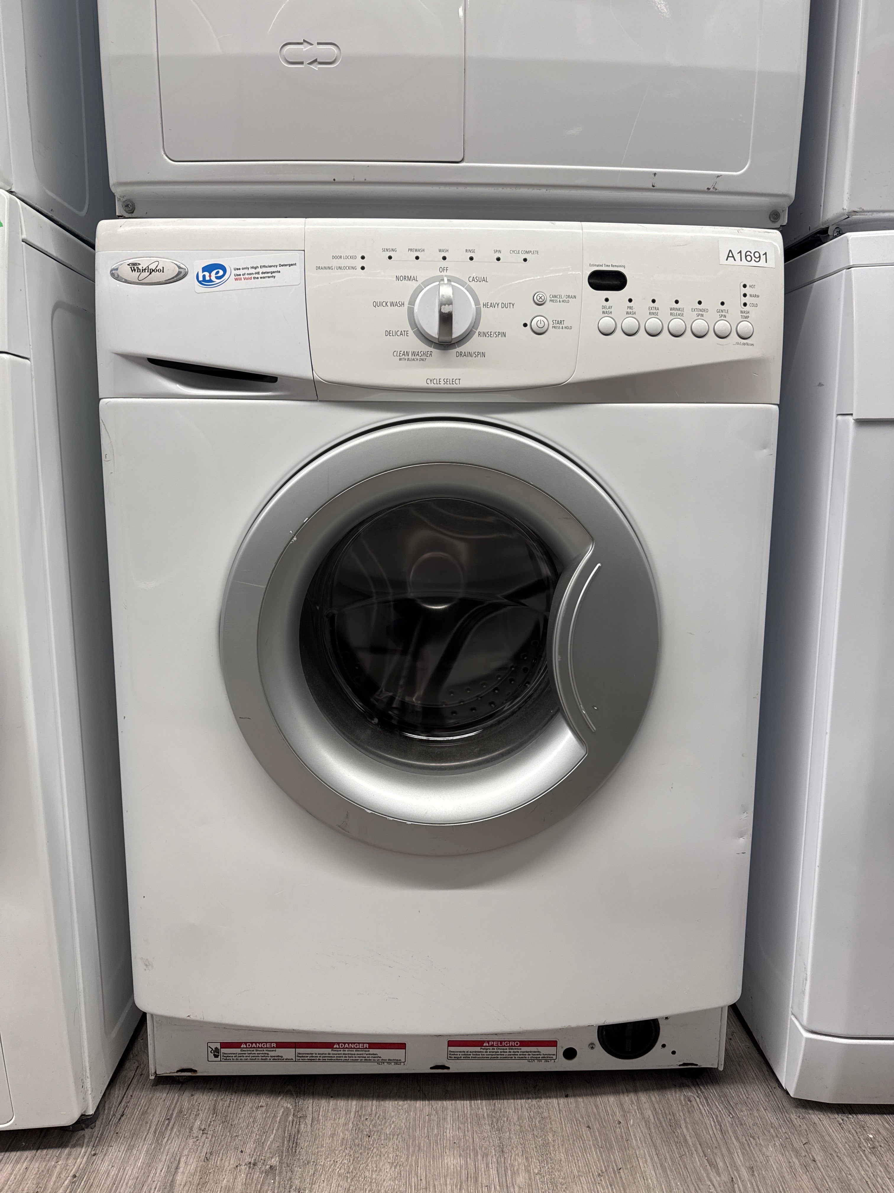 Whirlpool 24” Front Load Washer- WFC7500VW1