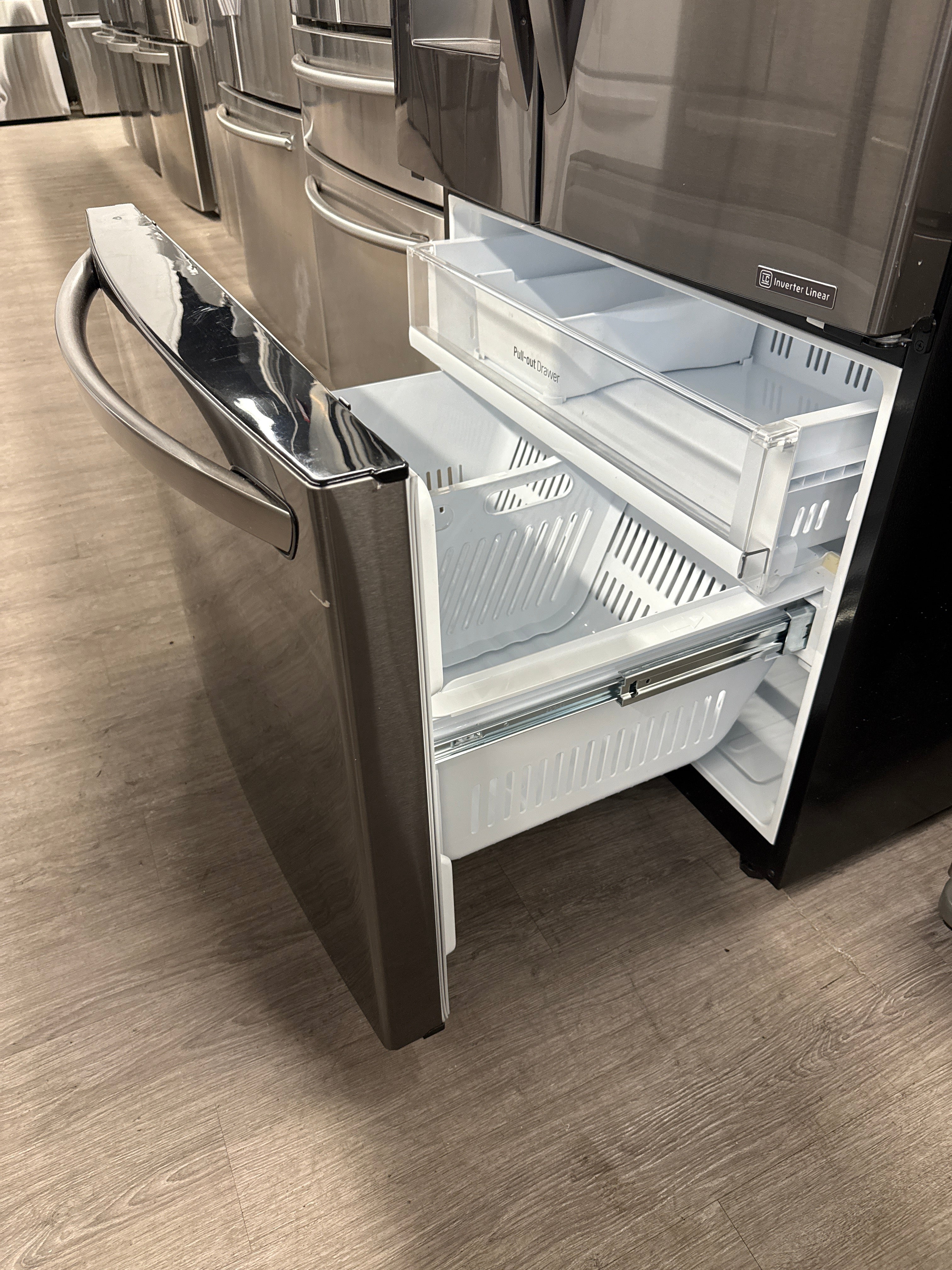 LG 36” French Door Refrigerator with Water & Ice Dispenser - LFXS28968D