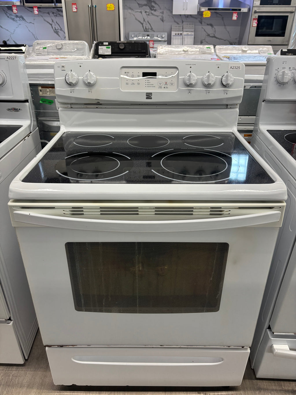 Kenmore 30” Freestanding Glass Top Range - 970-636224