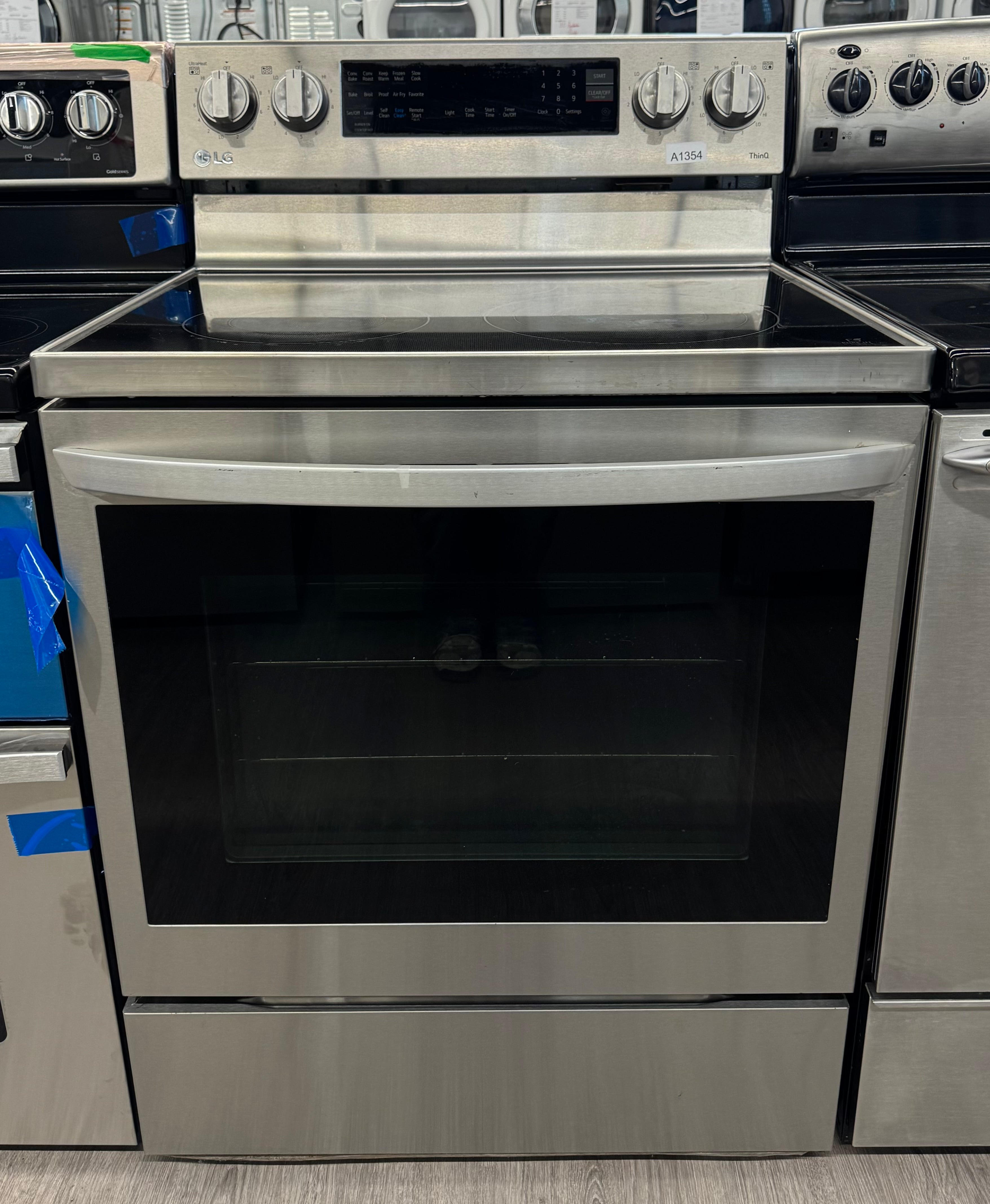 LG 30” Freestanding Glass Top Electric Range - LREL6325F
