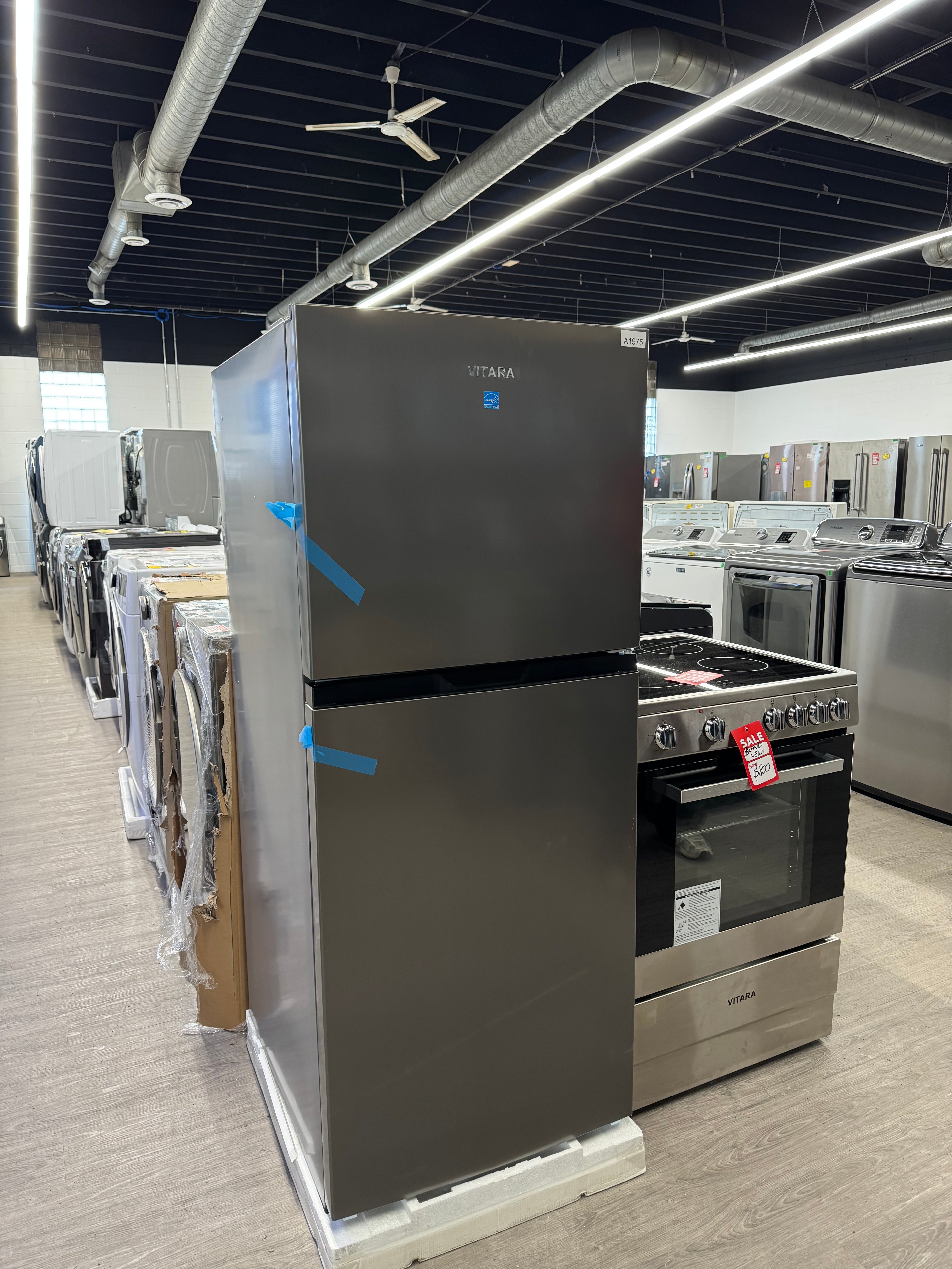 NEW - Vitara 24” Top Freezer Refrigerator - VTFR1201ESE