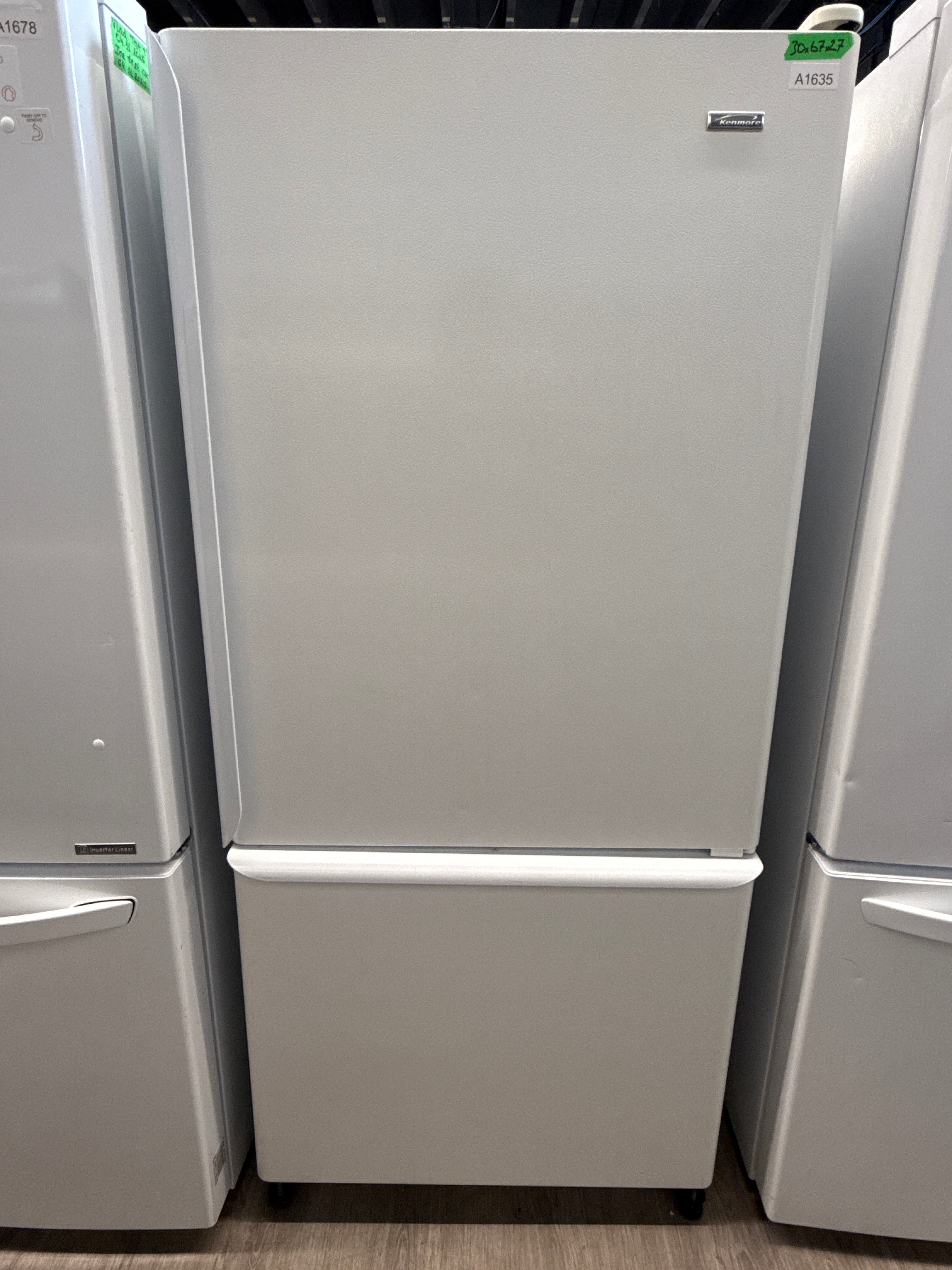 Kenmore 30" Bottom Freezer Refrigerator - 596.66032601