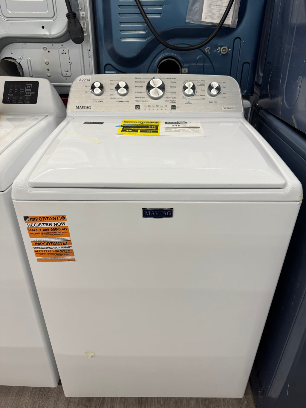 OPEN BOX - Maytag 28” Top Load Washer - MVW5035MW2