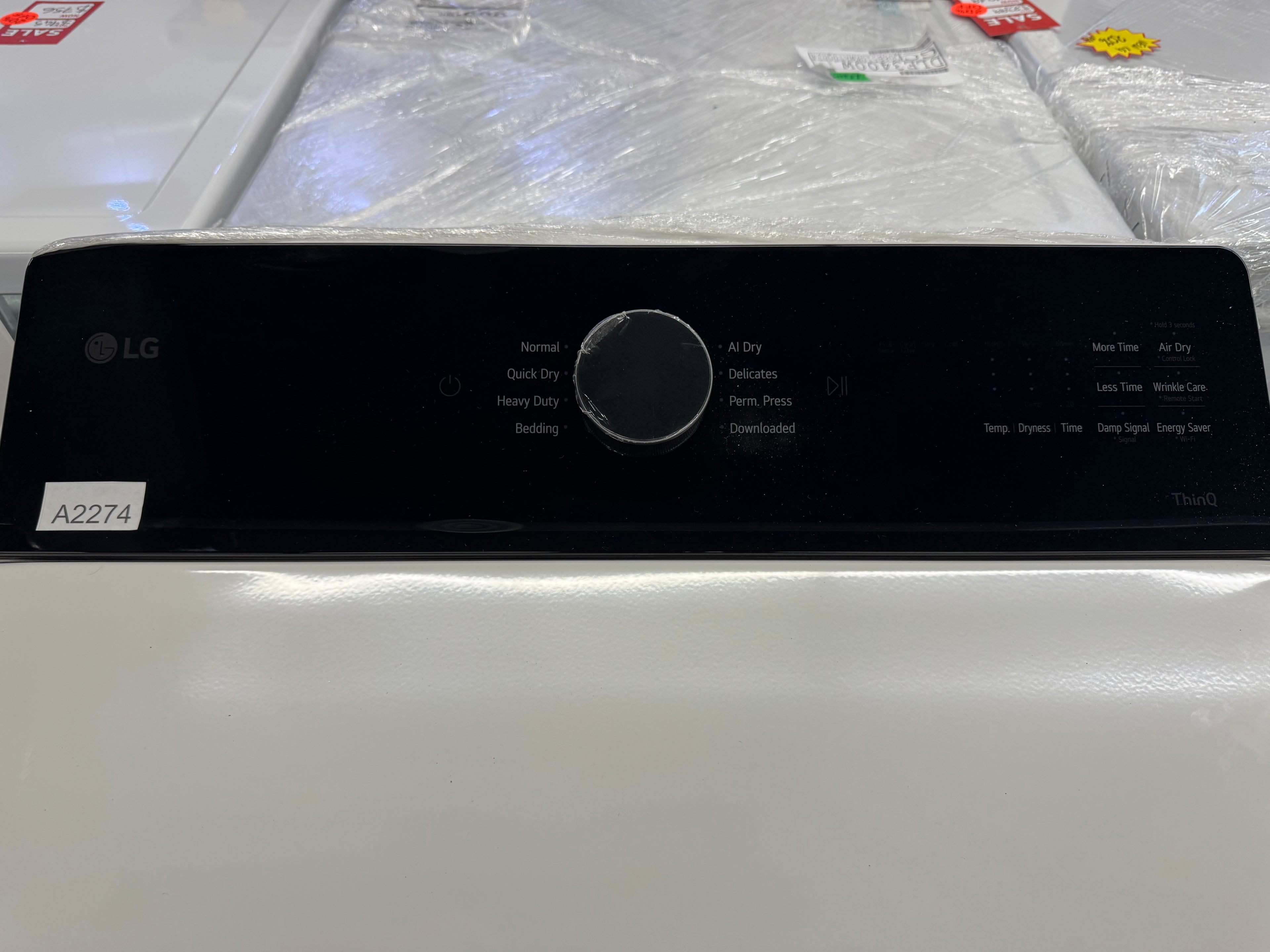 NEW - LG 27” Front Load Dryer - DLE8400WE (1 YEAR MANUFACTURER WARRANTY)