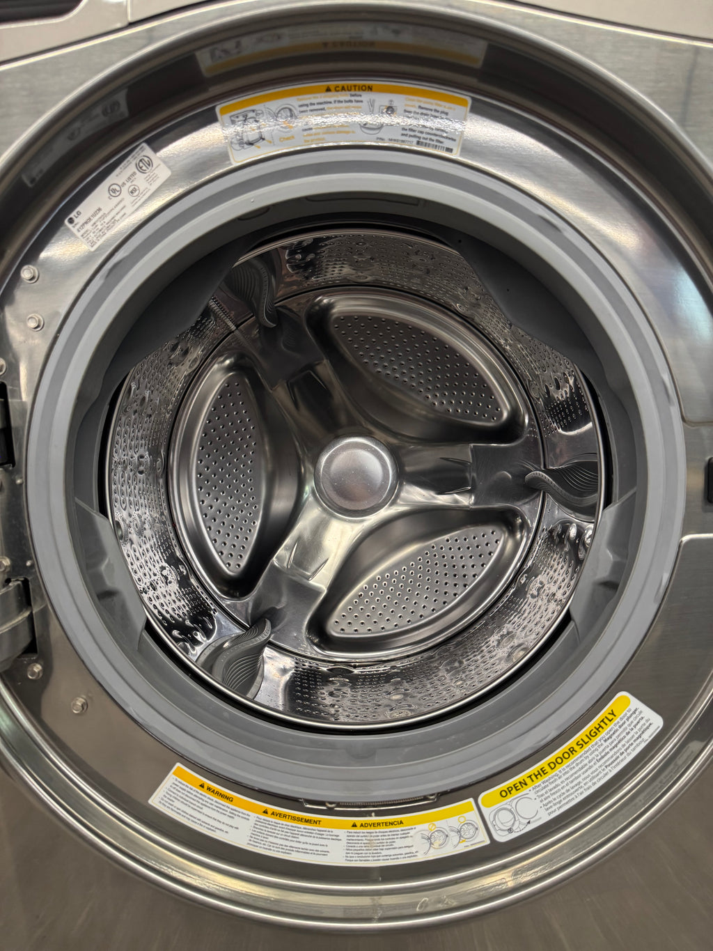 LG 27” Front Load Steam Washer & Dryer Set – WM3370HVA & DLEX3370V